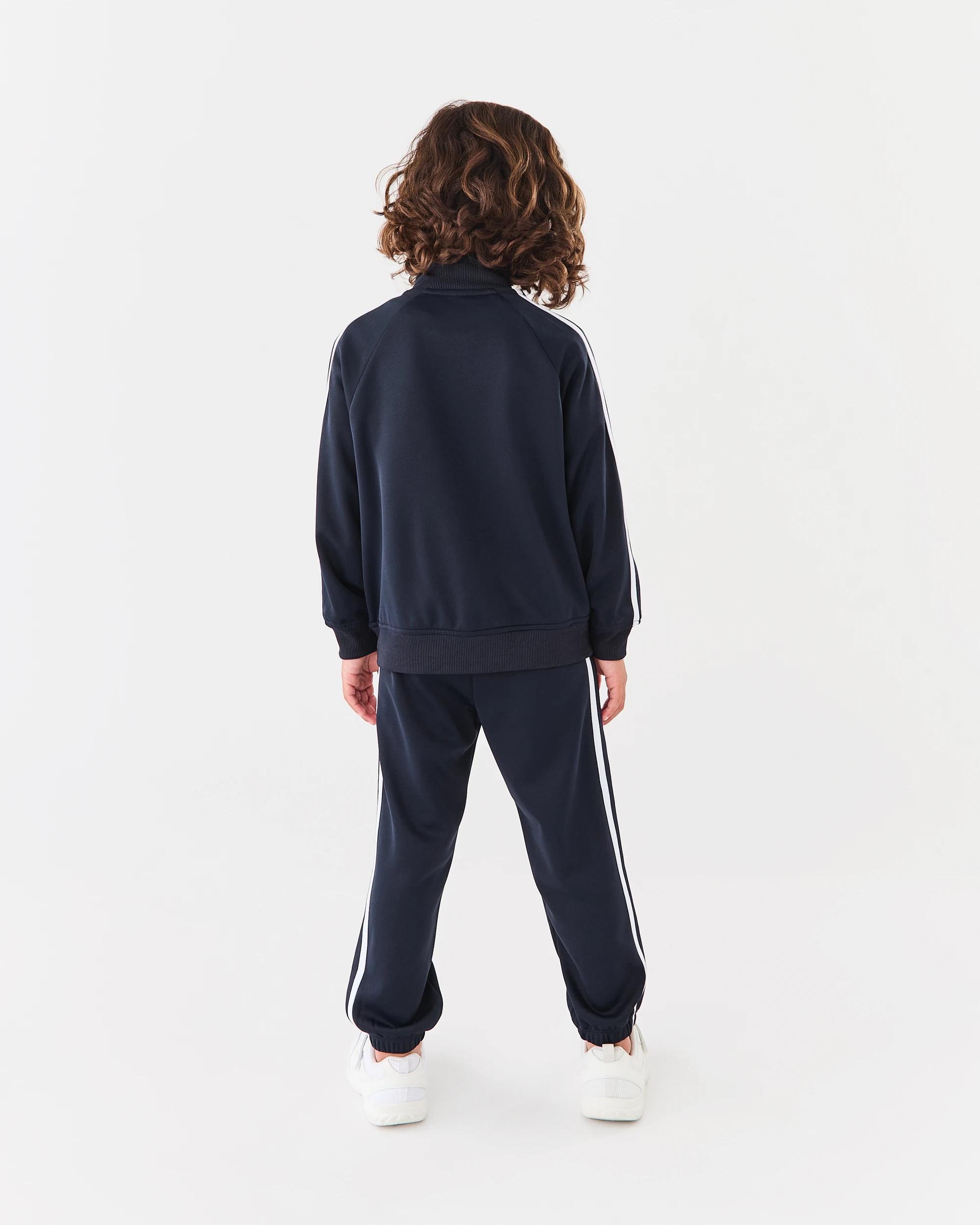 8 Tricot Zip Through Jacket Blu Slogan, 8 of 8