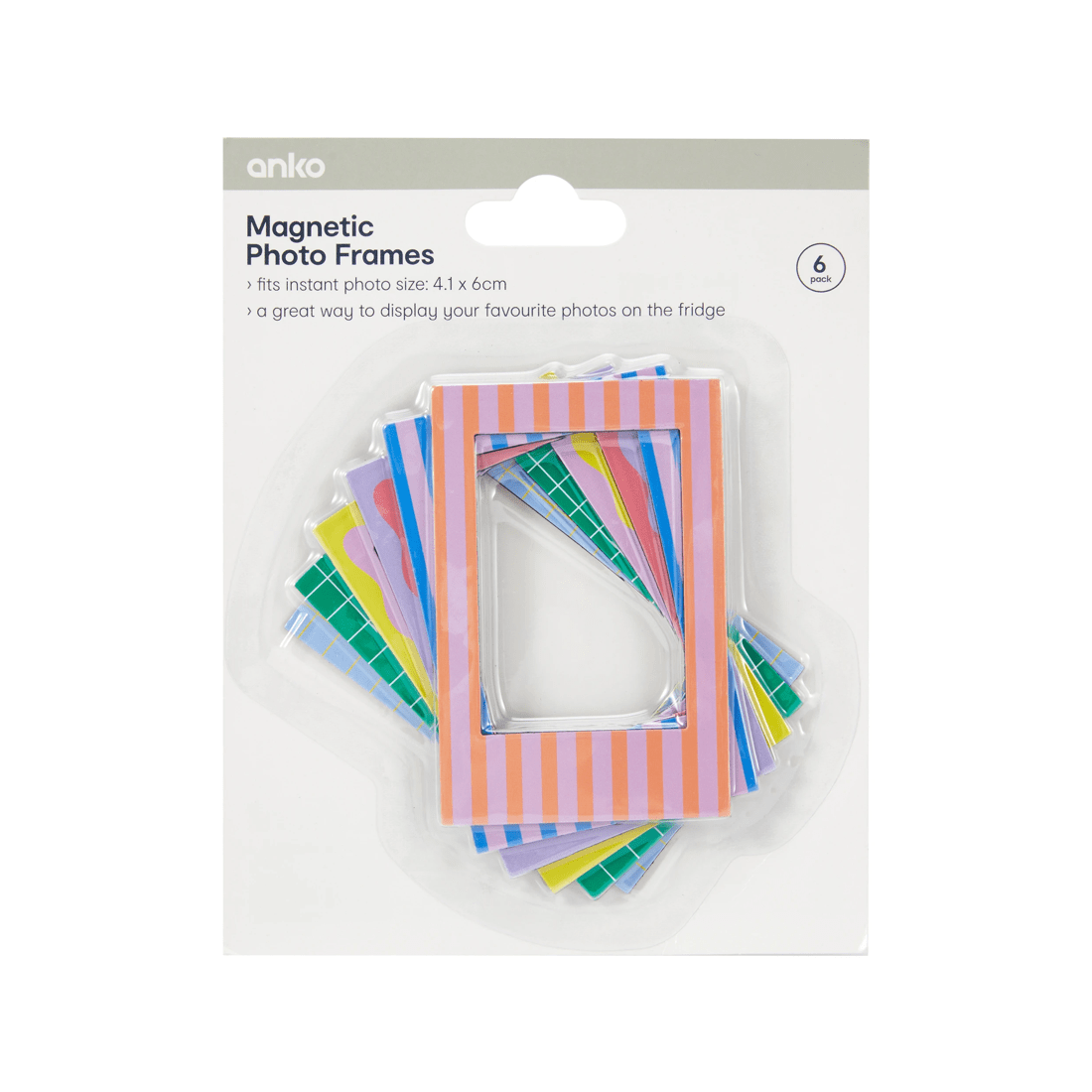 5 6 Pack Magnetic Photo Frames, 5 of 6