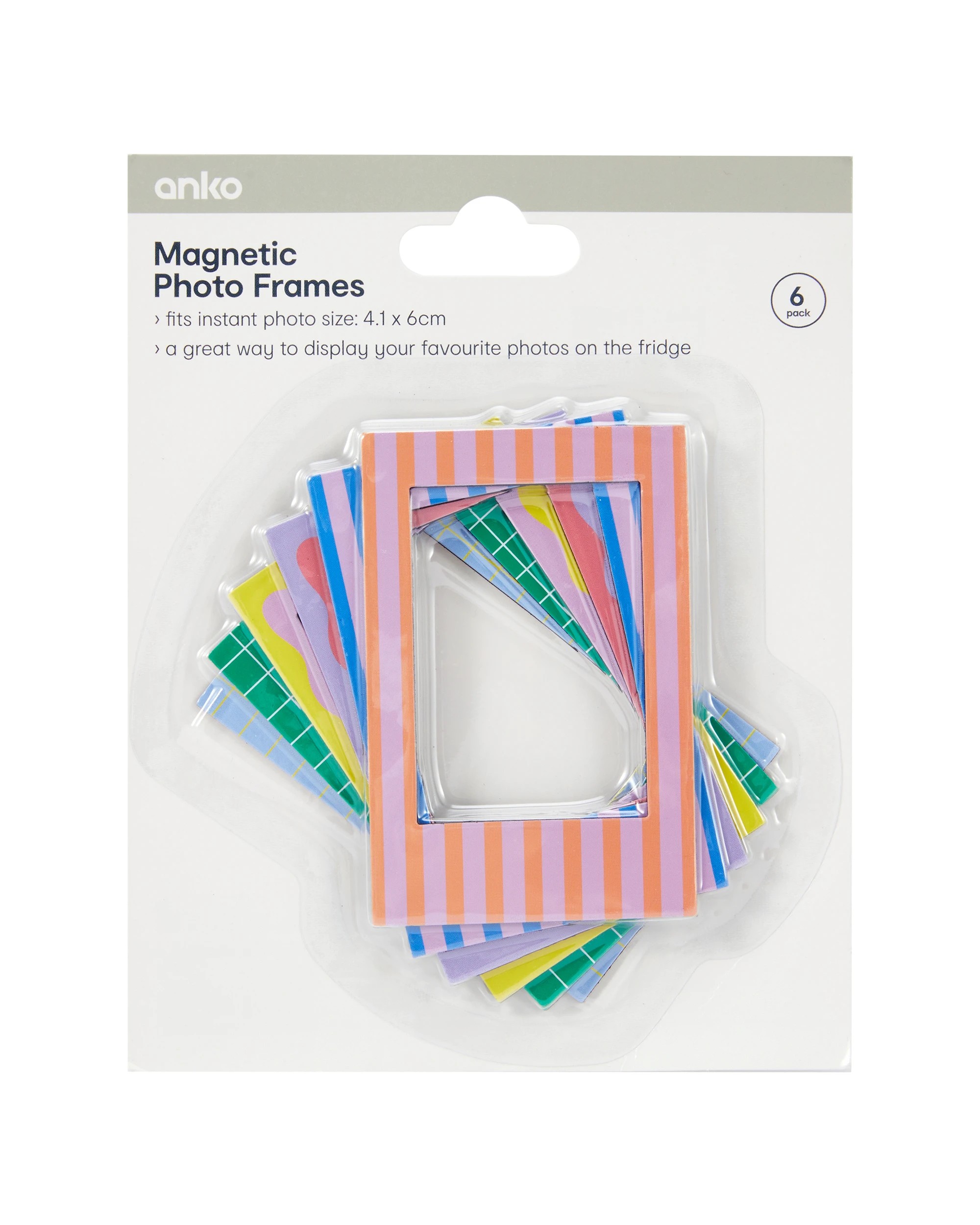5 6 Pack Magnetic Photo Frames, 5 of 6