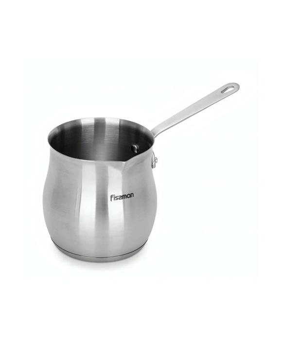 Fissman Induction Stainless Steel Coffee Pot Durable Kitchen 810ml - Silver