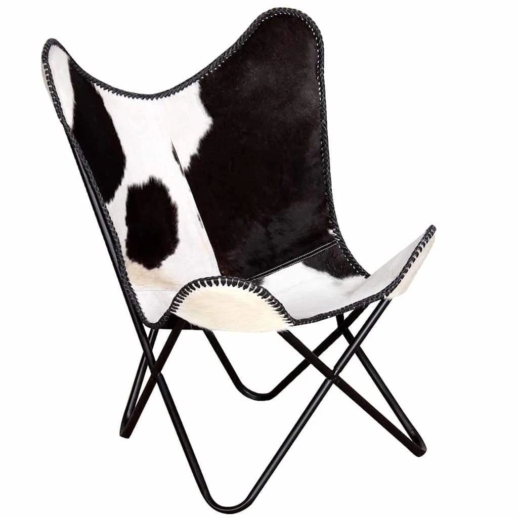 7 vidaXL butterfly chair Foldable - Black, 7 of 9