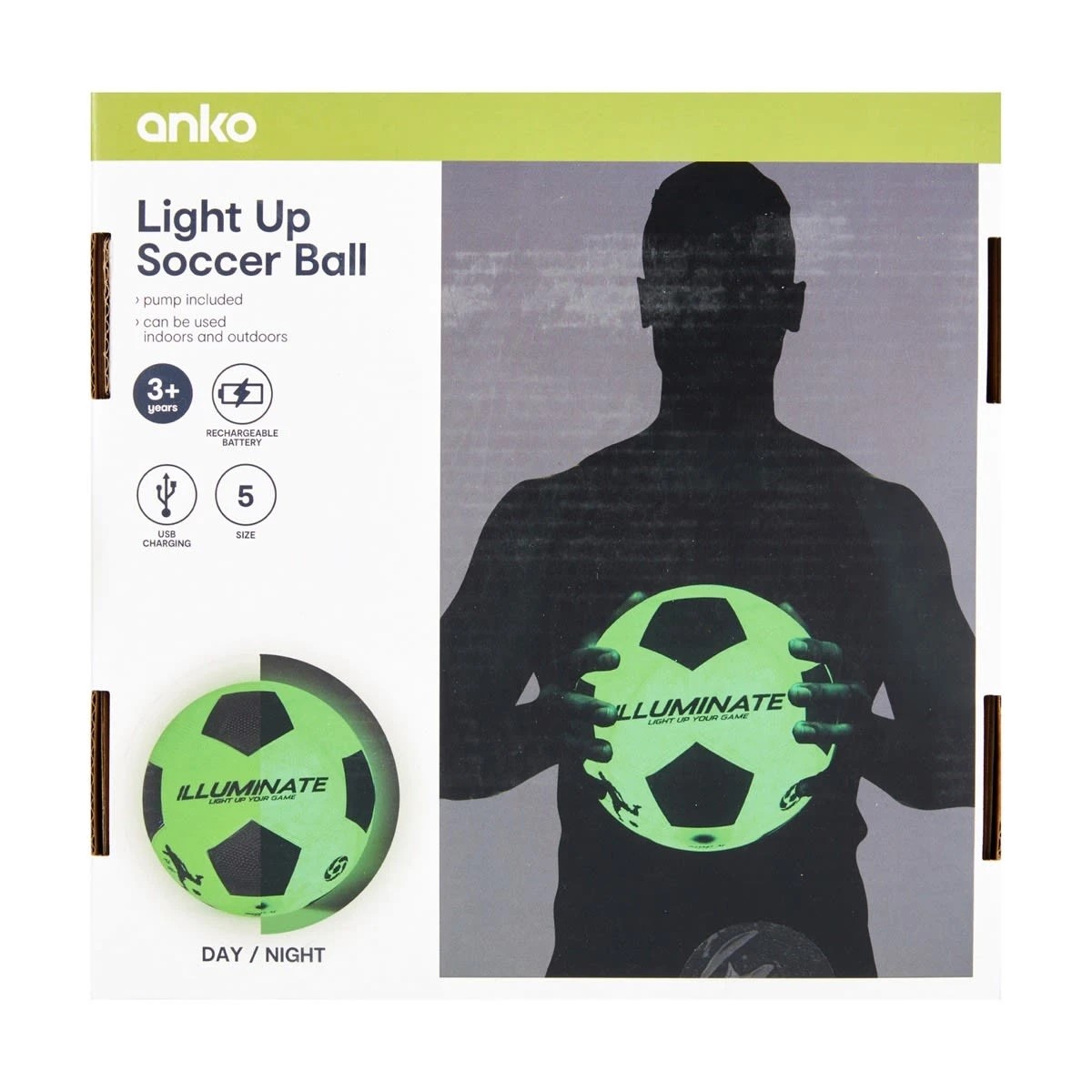 8 Light Up Soccer Ball - Size 5, Green, 8 of 8
