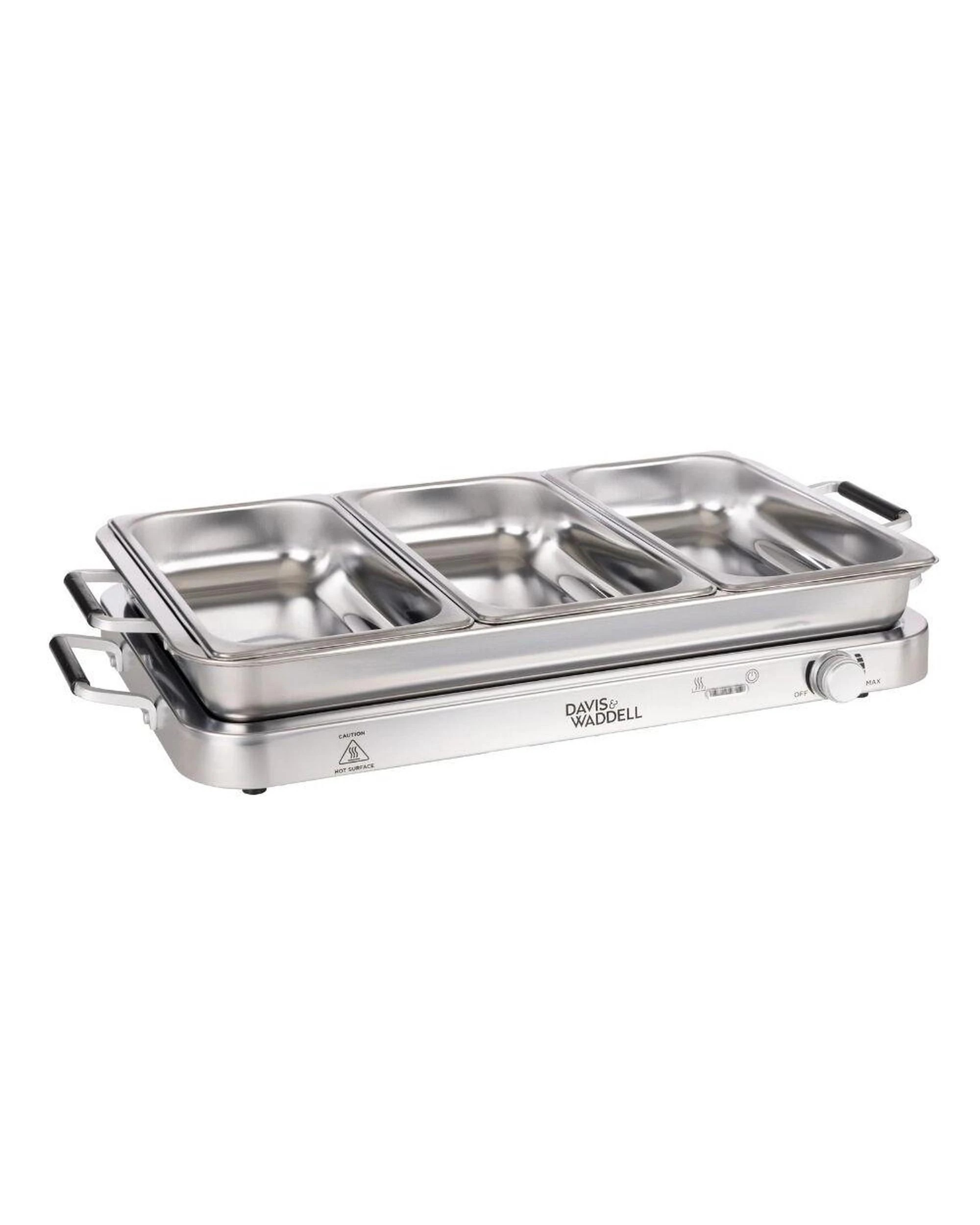 3 Davis & Waddell 3 in 1 Bain Marie & Warming Tray Stainless Steel 66x36x17cm, 3 of 7