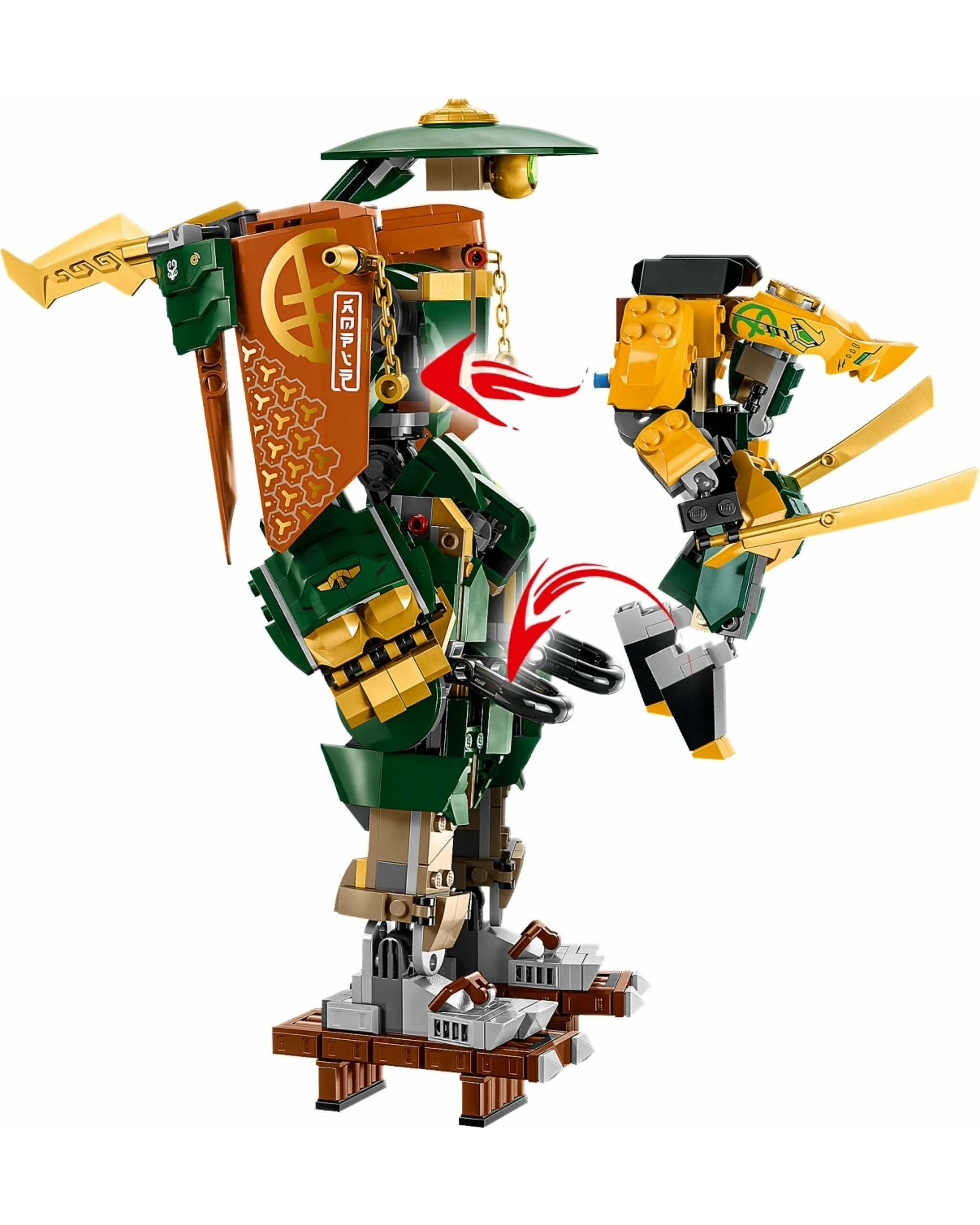3 LEGO Ninjago Series 71794 Lloyd and Arin's Ninja Team Mechs - Lloyd, 3 of 5