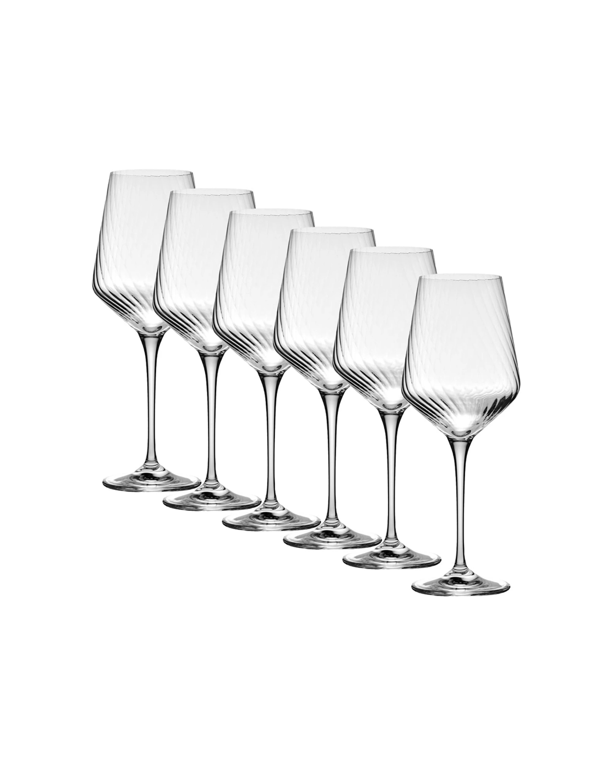 1 Krosno Crystal Wine Glasses 6 Piece Set 450ml Gift Boxed Made In Poland - Plain, 1 of 7
