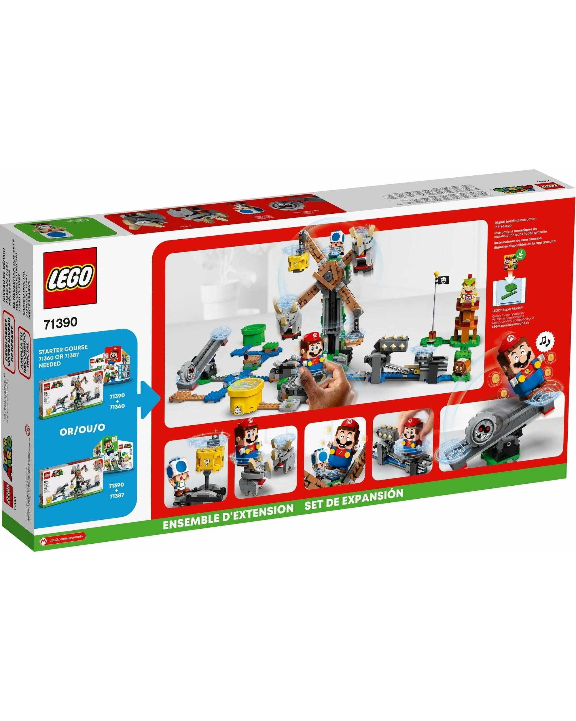 2 LEGO 71390 Reznor Knockdown Expansion Set - Super Mario, 2 of 5