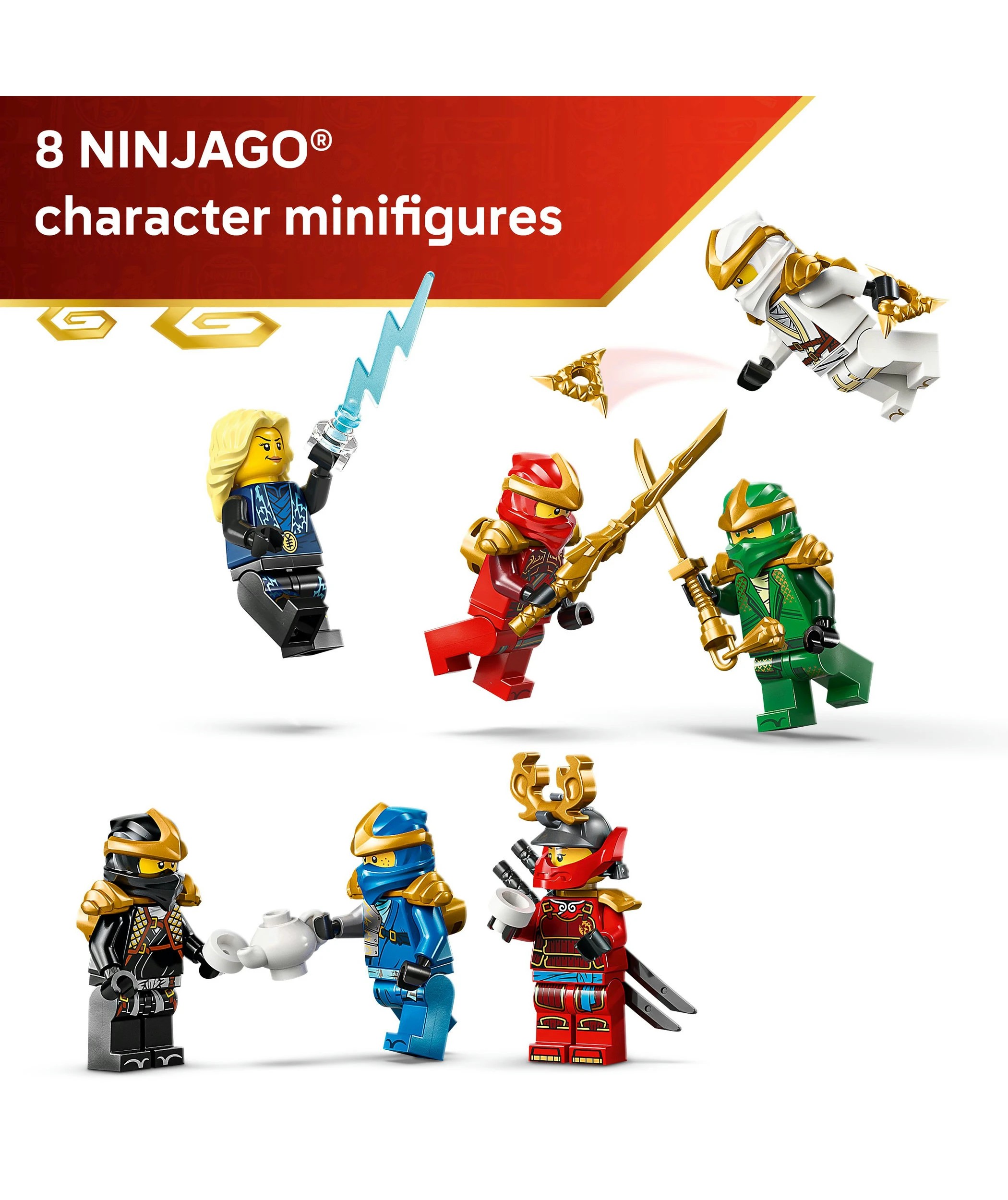 7 LEGO NINJAGO Ninja Character Display 15th Anniversary 71866, 7 of 10