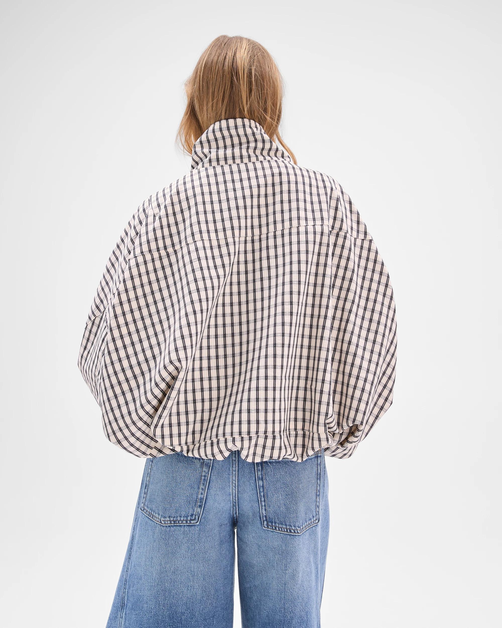 7 Lily Loves Parker Jacket NAVY CHECK, 7 of 7
