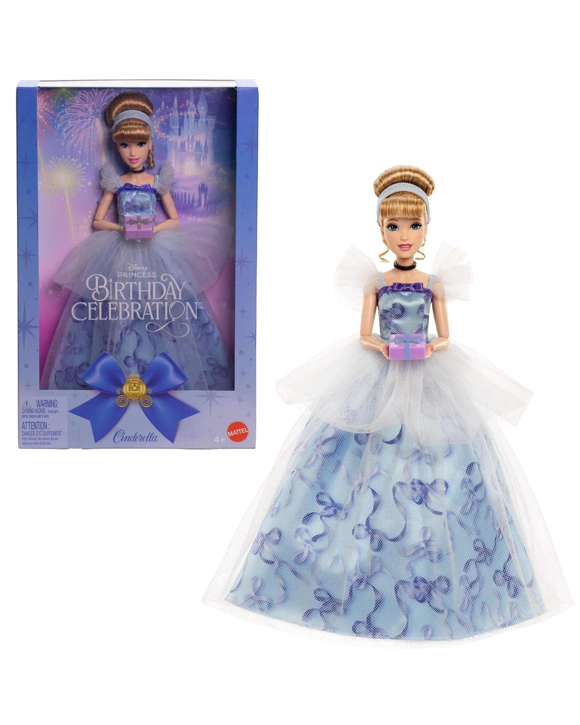1 Disney Princess Cinderella Birthday Celebration Collectible Fashion Doll, 1 of 7