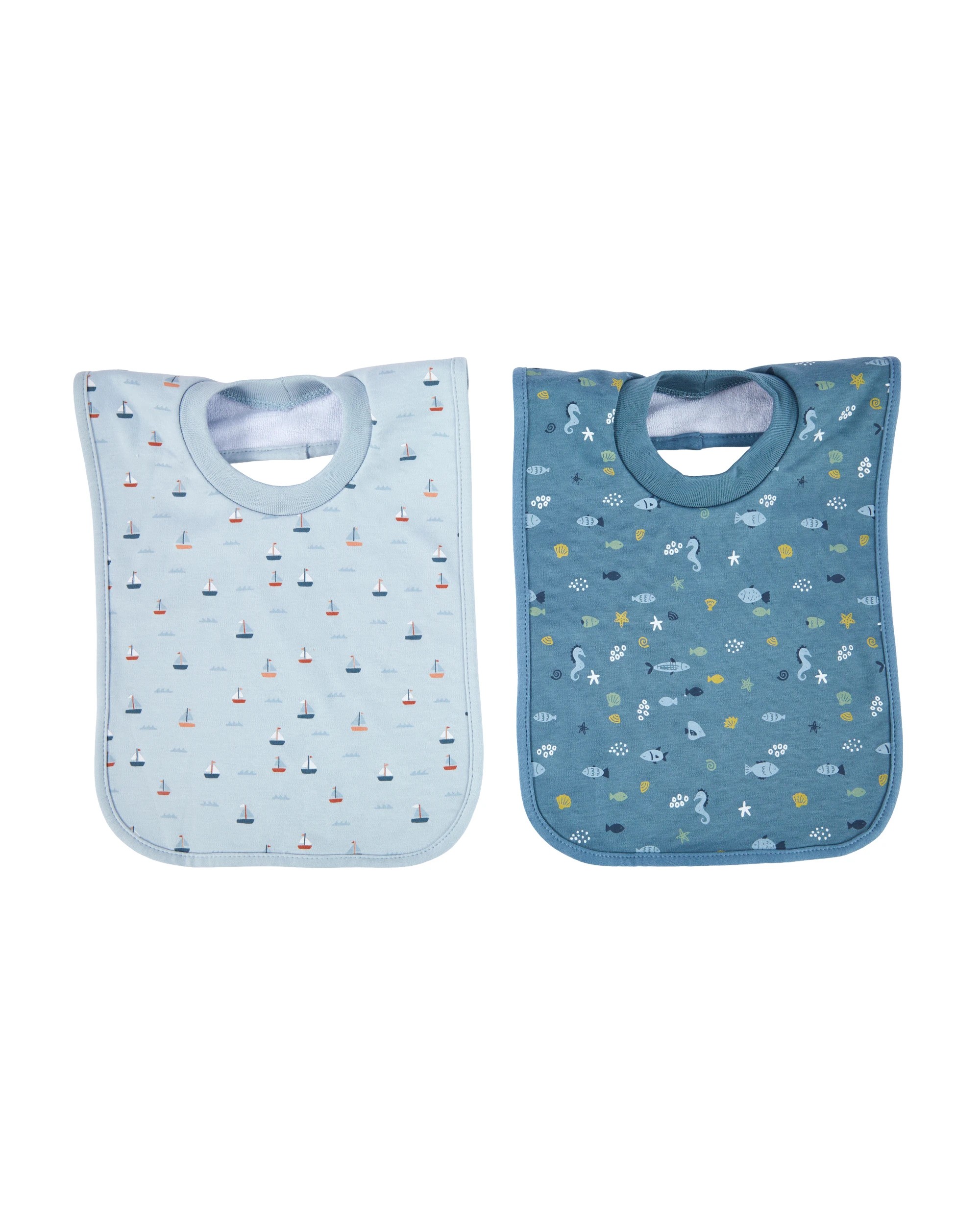 1 2 Pack Popover Bibs - Sea, 1 of 5