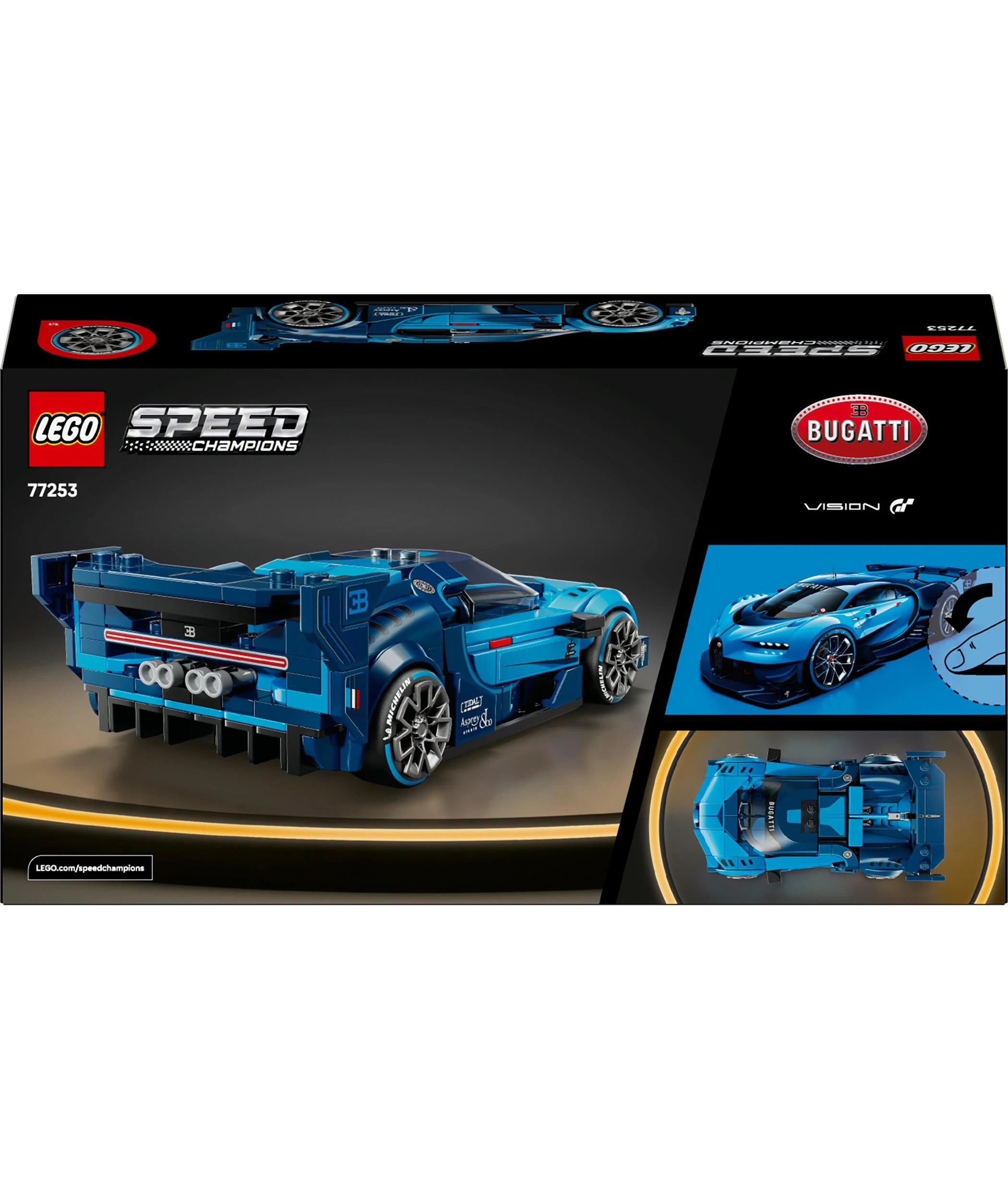 10 LEGO Speed Champions Bugatti Vision GT Hyper Sports Car 77253, 10 of 10