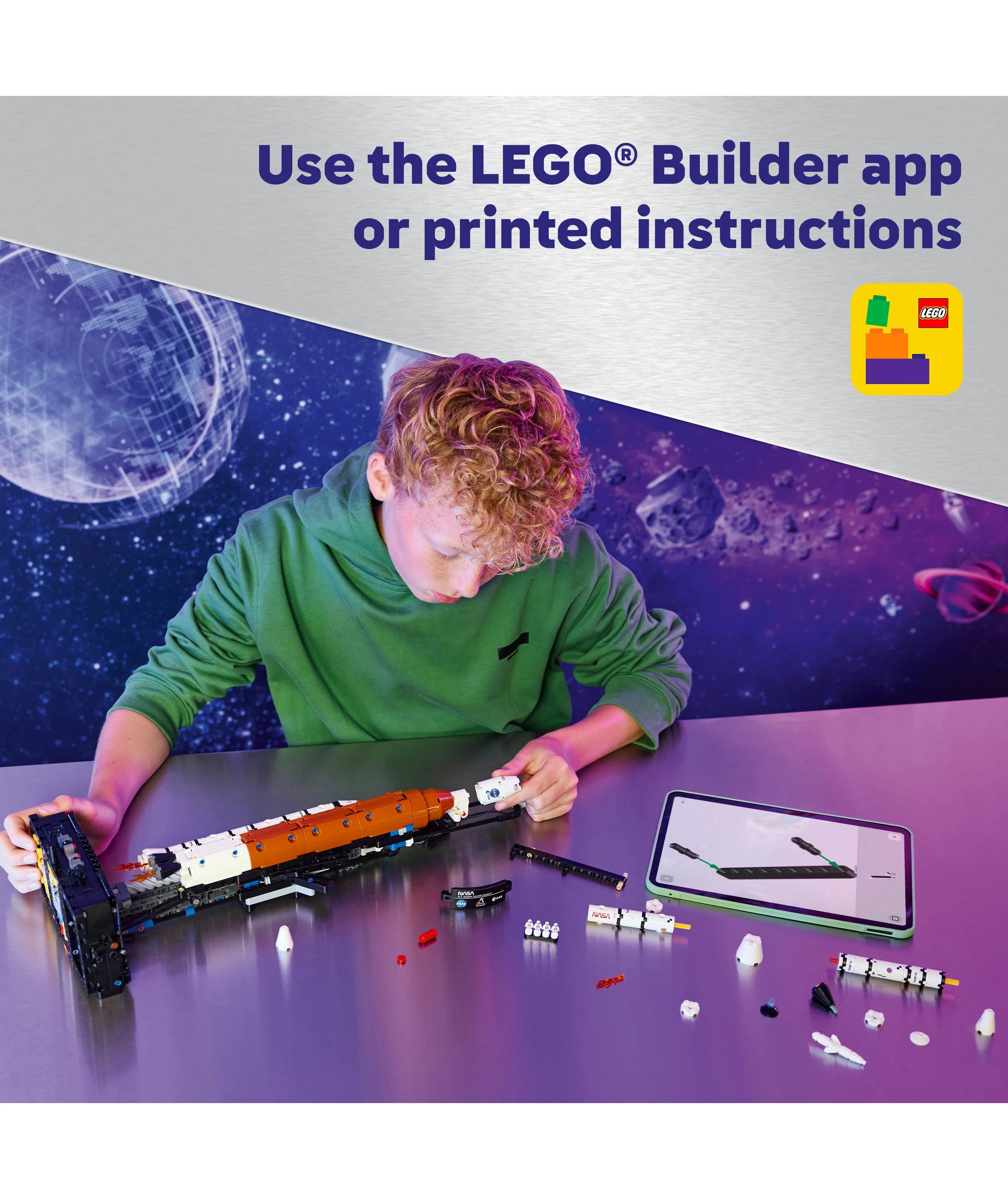 7 LEGO Technic NASA Artemis Space Launch System Rocket 42221, 7 of 10