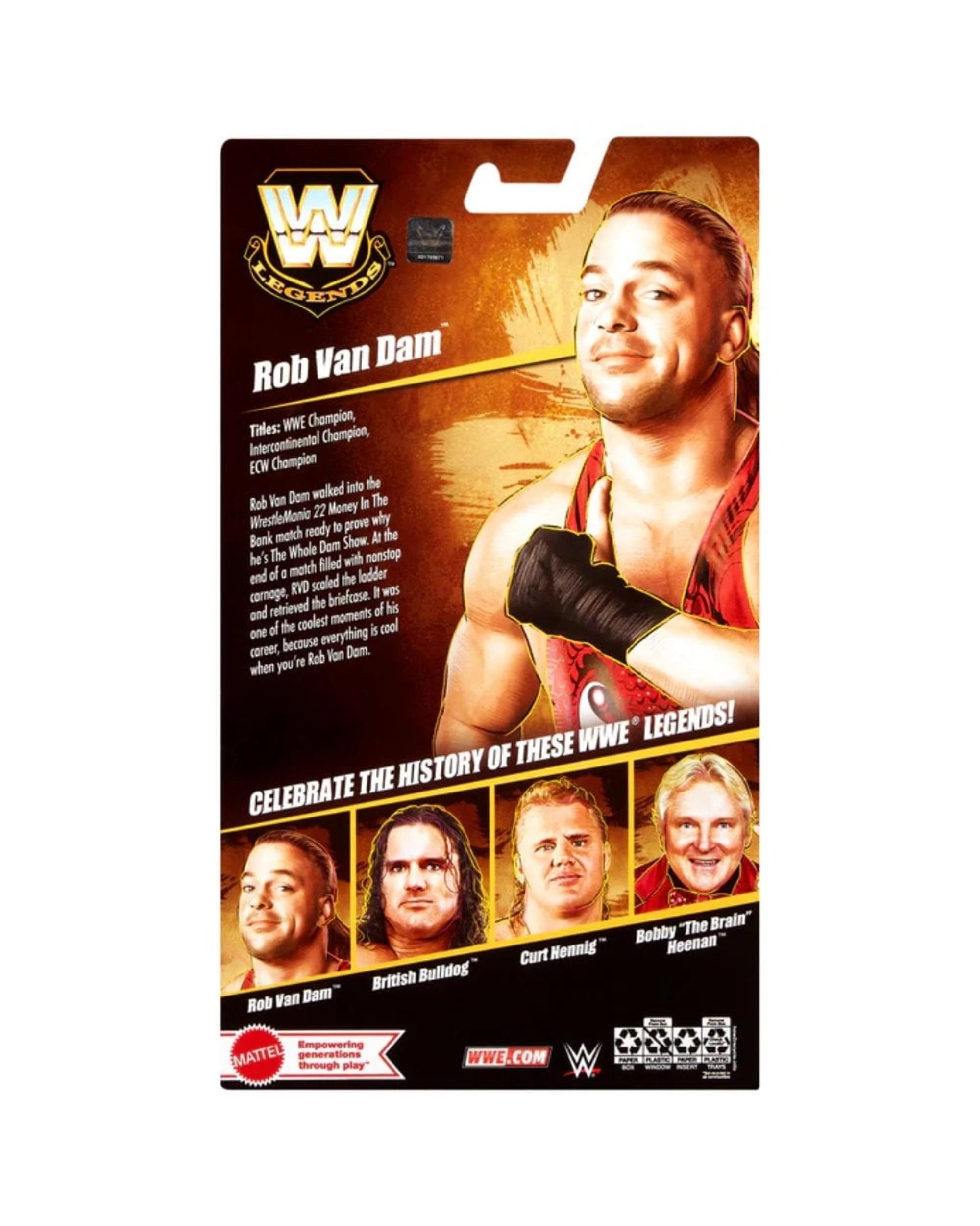 7 WWE Elite Legends Collection Series 29 Rob Van Dam Action Figure, 7 of 7