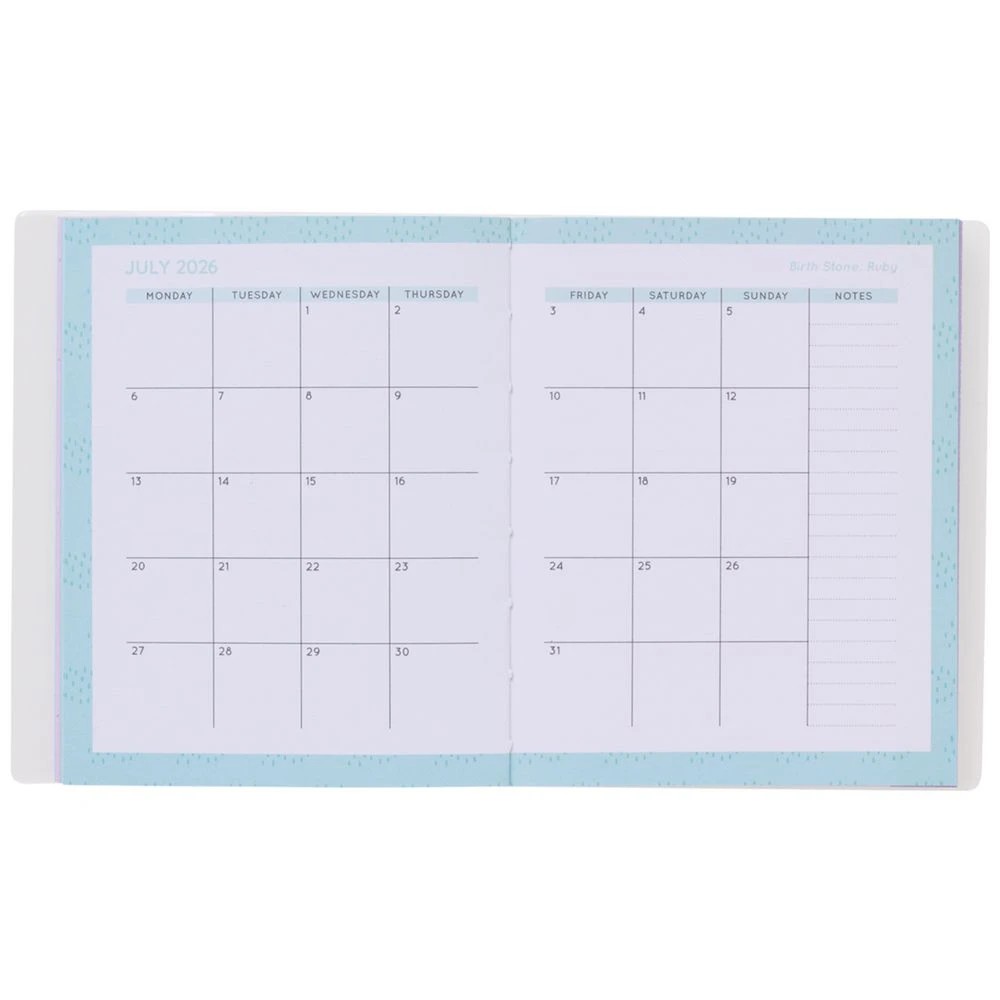 7 Otto Small Week to View FY26/27 Diary Cute Blue, 7 of 8