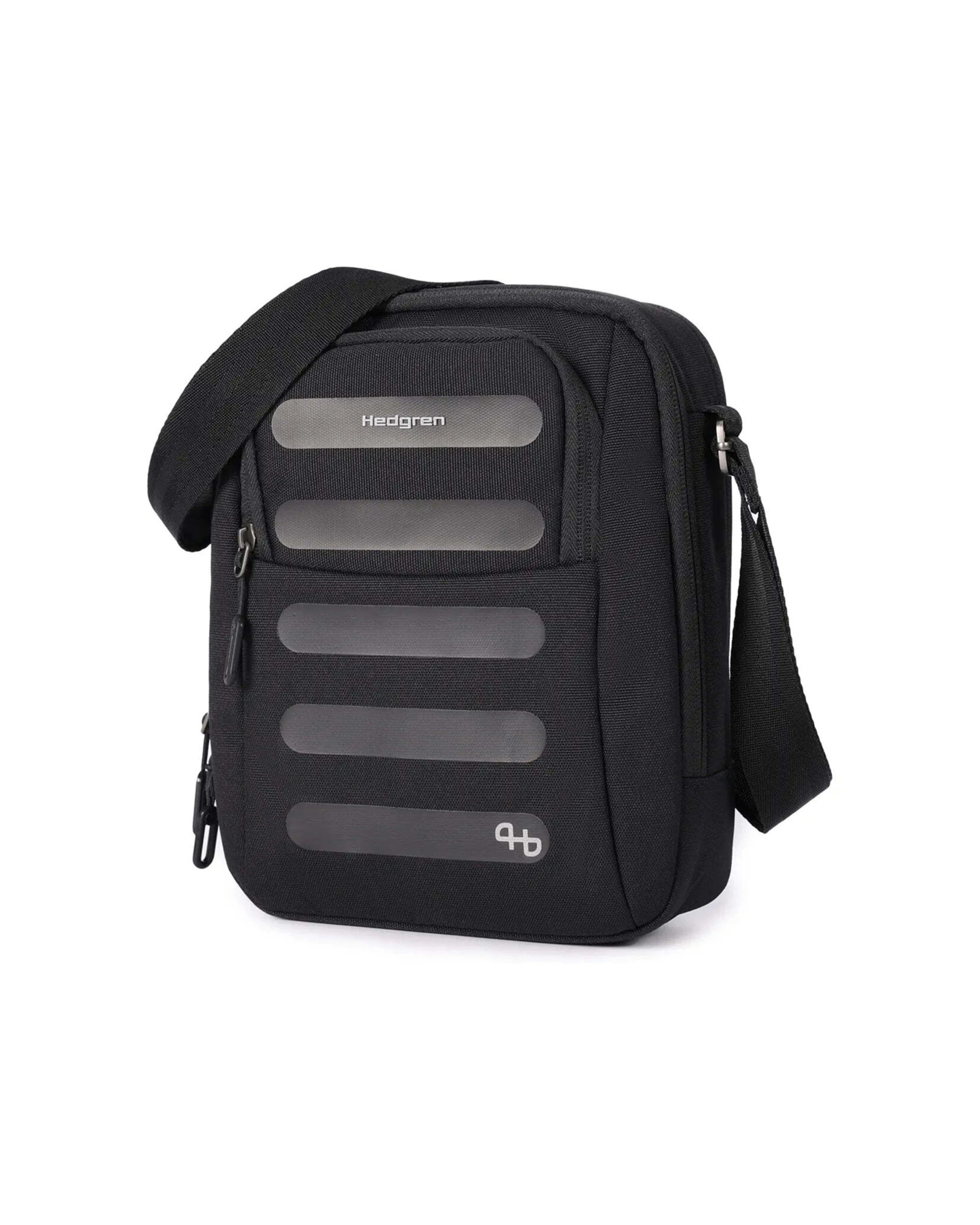 4 Hedgren RELAX Medium Vertical Crossbody Bag With RFID Pocket Recycled RPET - Black, 4 of 7