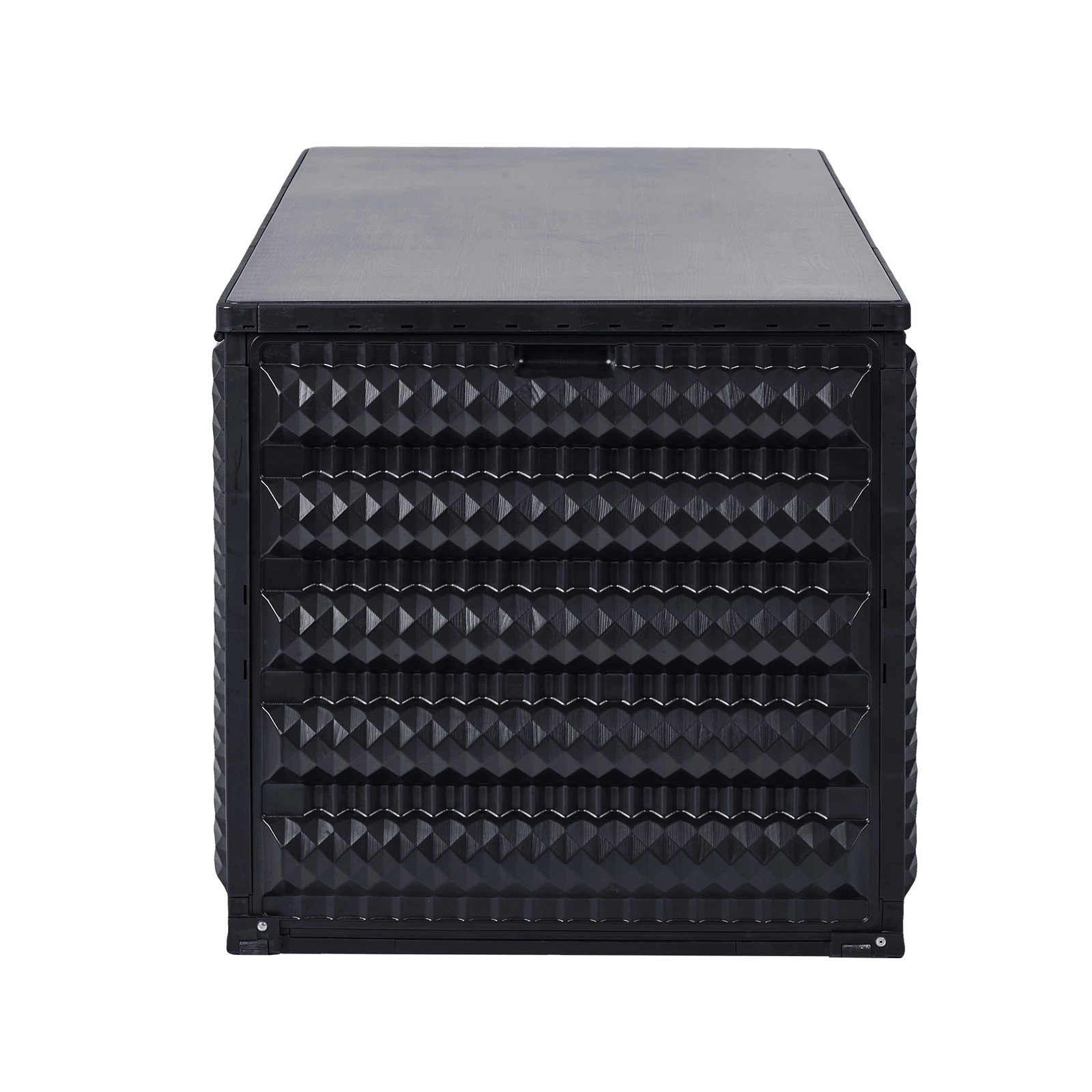 6 Livsip Outdoor Storage Box 680L Foldable Container Garden Bench Tool Chest - Black, 6 of 7