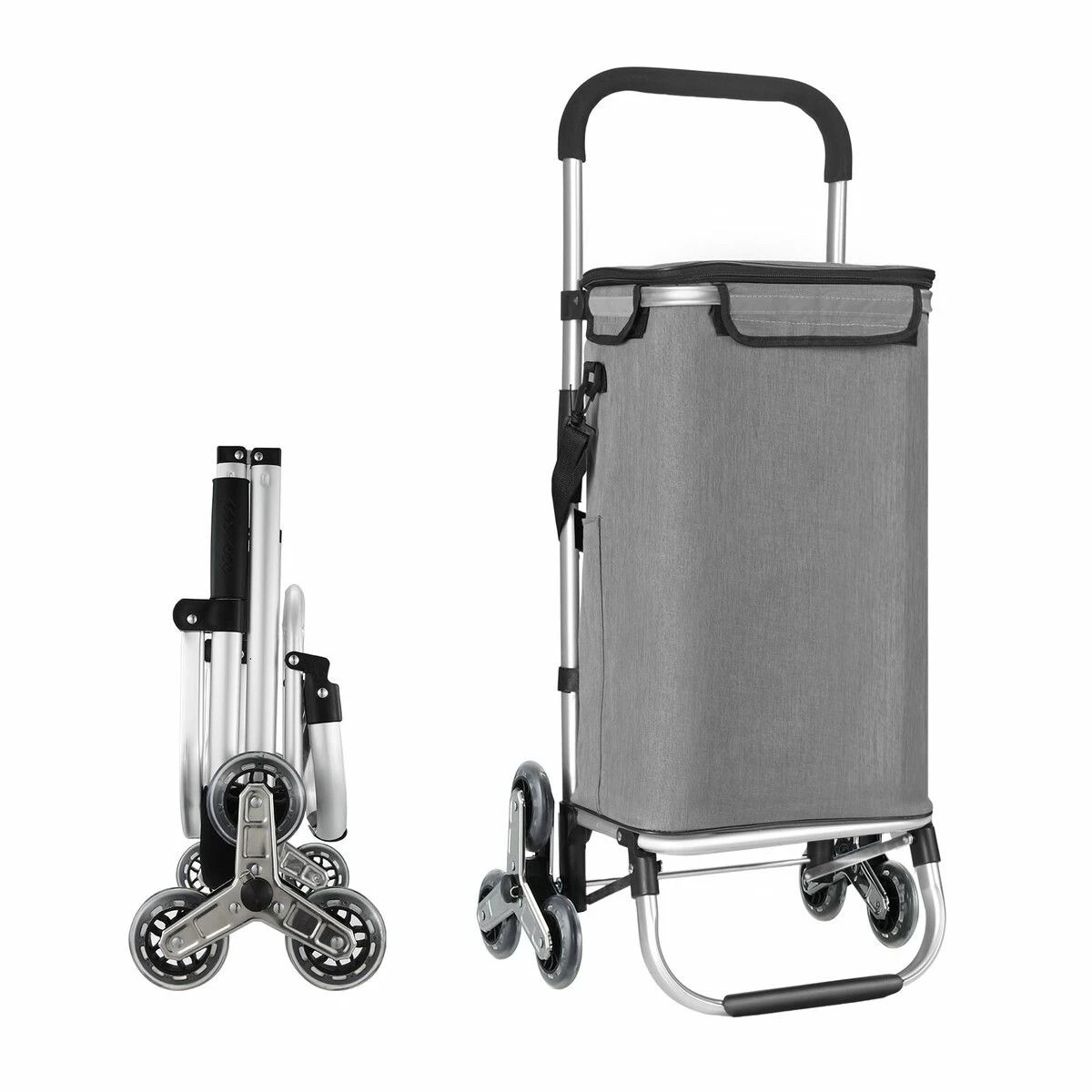 1 AUSWAY Shopping Cart Trolley Wheeled Storage Trolly Bag Grocery Folding, 1 of 1