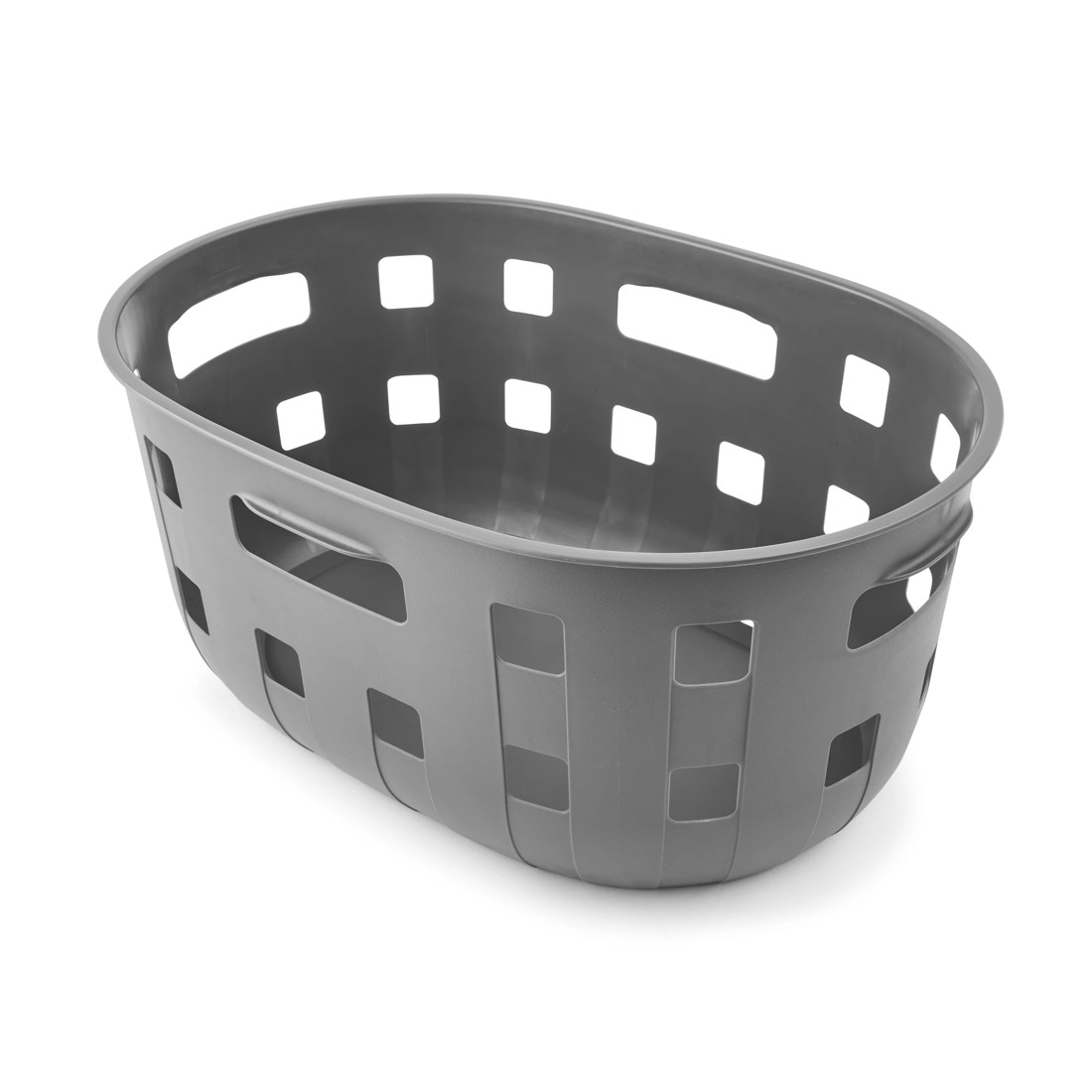 4 50L Trellis Laundry Basket - Charcoal, 4 of 6