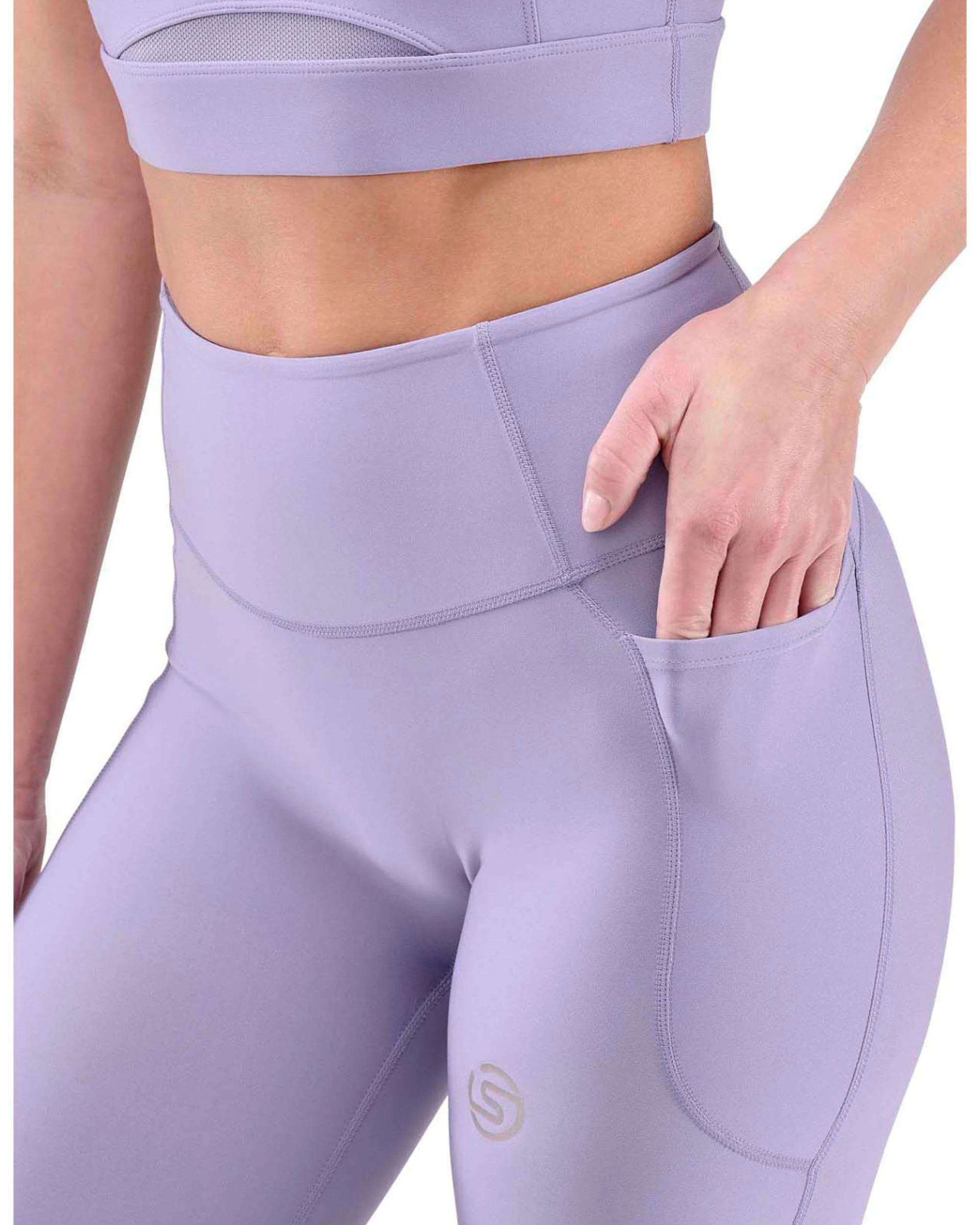 3 SKINS MOTION Women's Half Tights Woven Fabric Activewear DUST TARO, 3 of 3