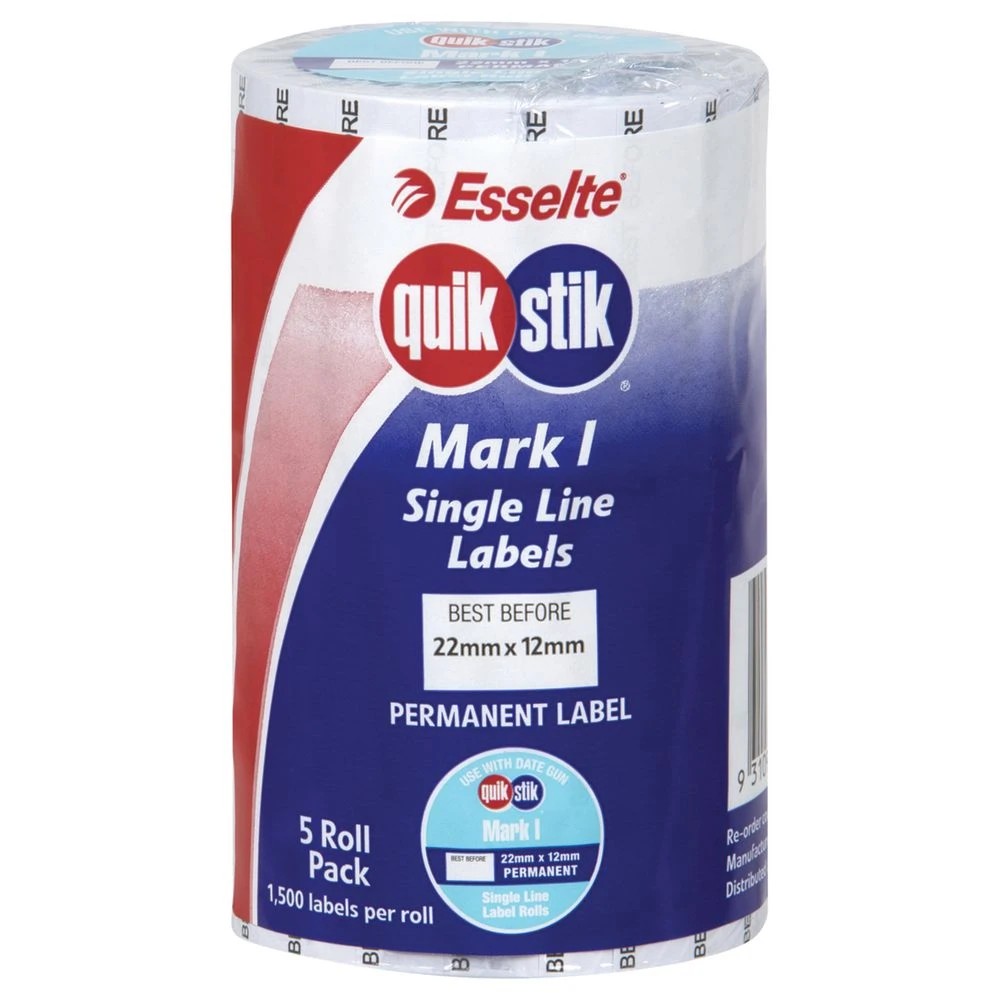 2 QuikStik Mark I Best Before Permanent Labels 5 Pack, 2 of 2