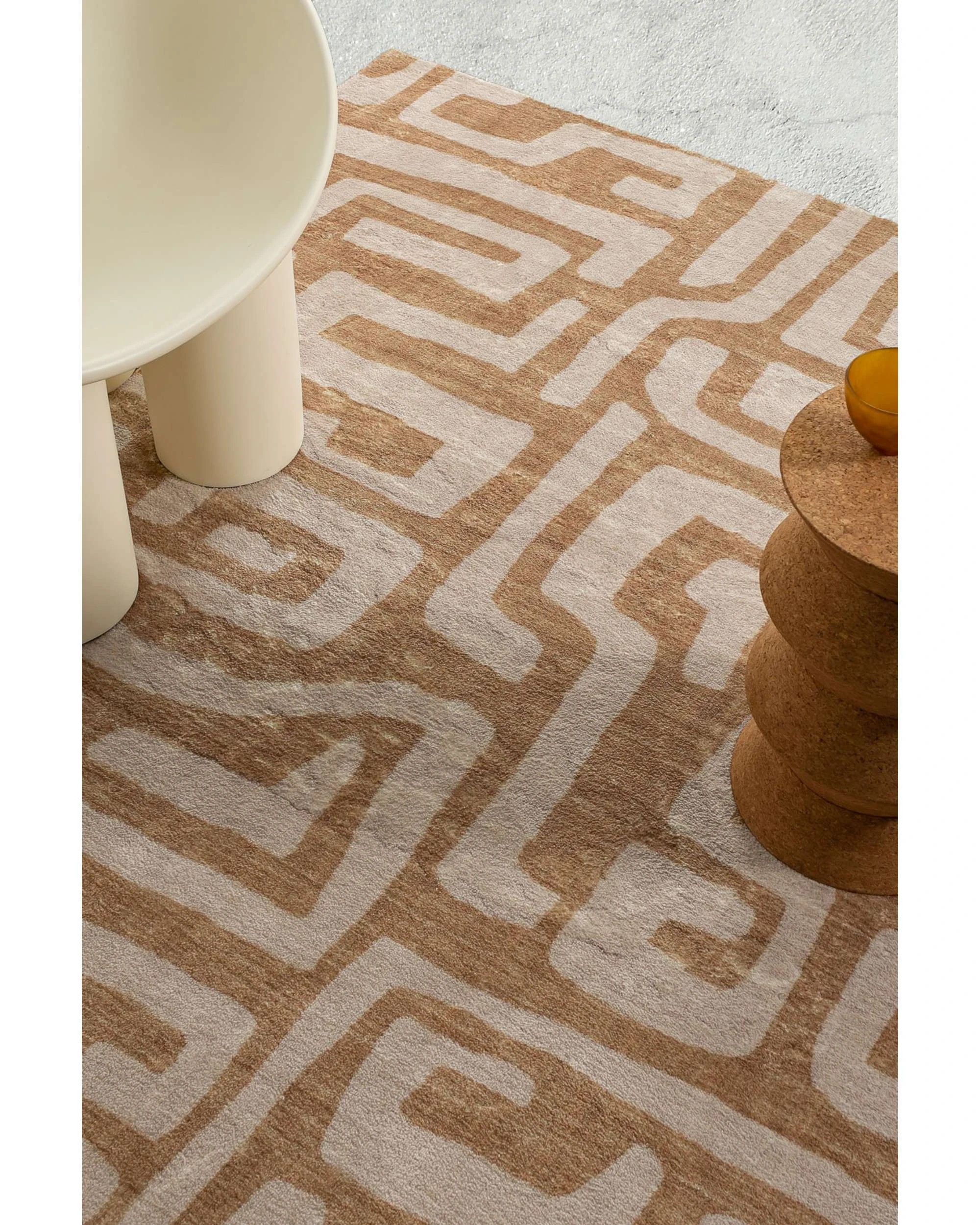 3 Loopsie Sahab Aztec Washable Rug-400cm x 300cm - Brown, 3 of 6