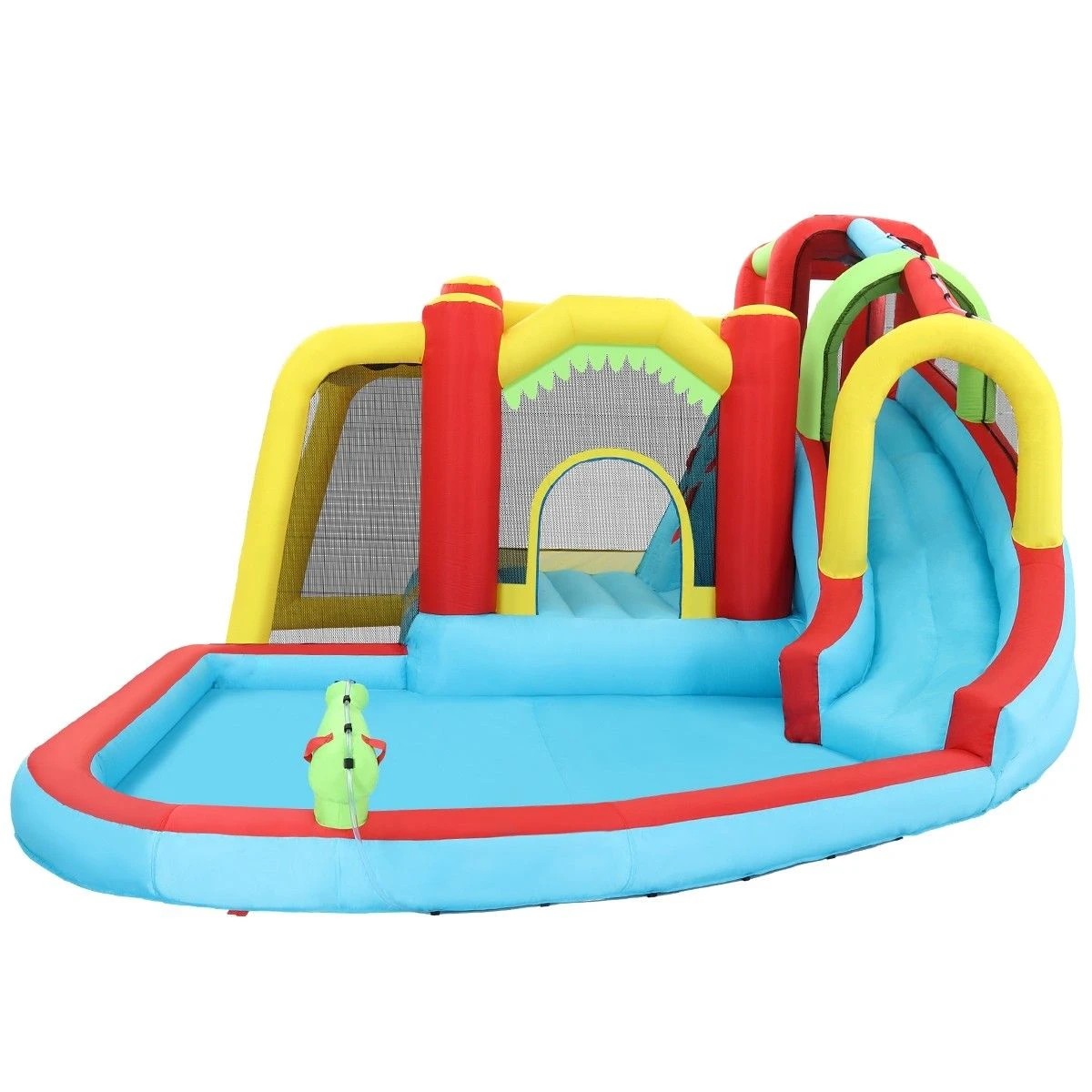 2 Kidbot 8 In 1 Inflatable Water Park Slide Jumping Castle, 2 of 3