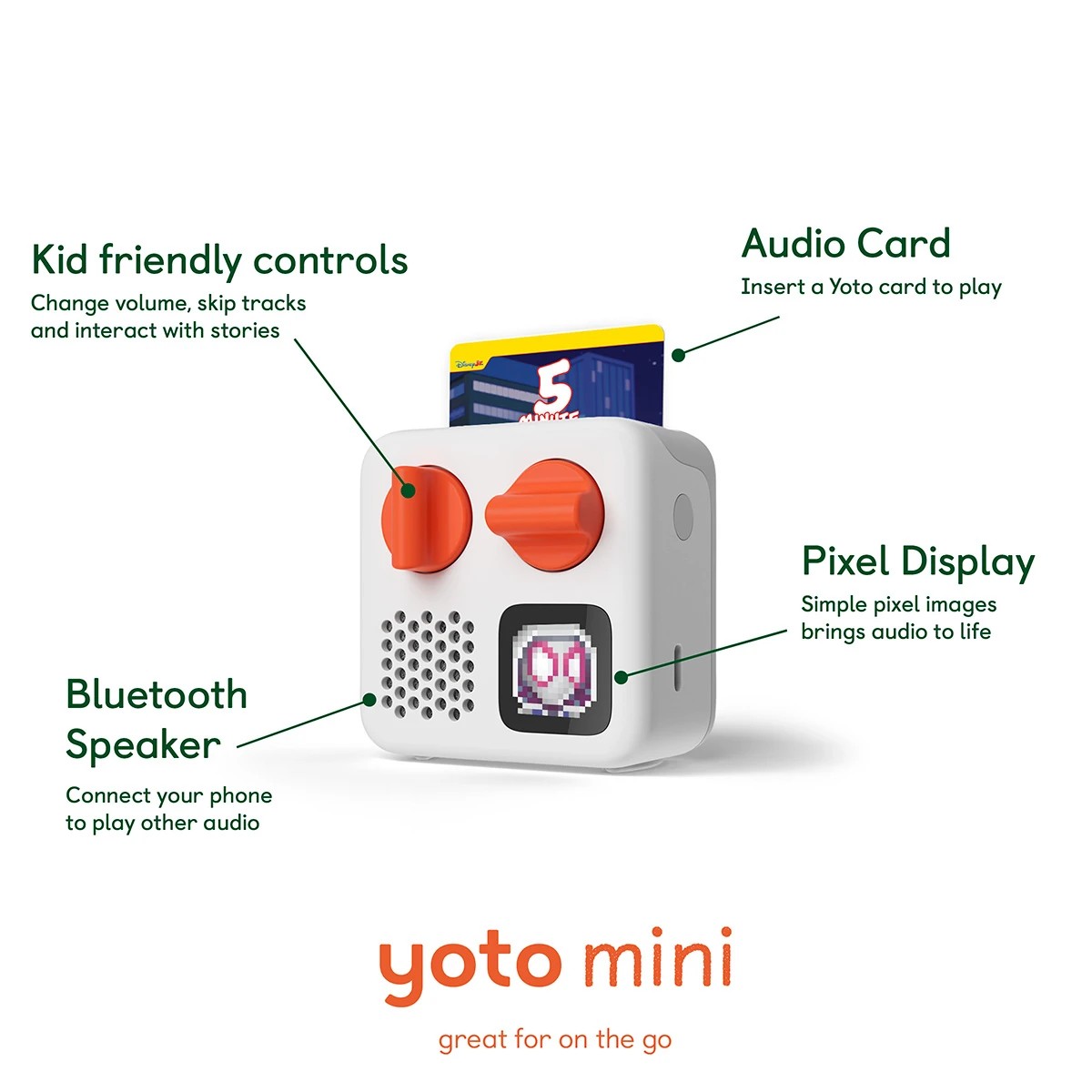 3 Yoto: Disney Jr. 5 Minute Marvel Spidey and his Amazing Friends Stories, 3 of 5