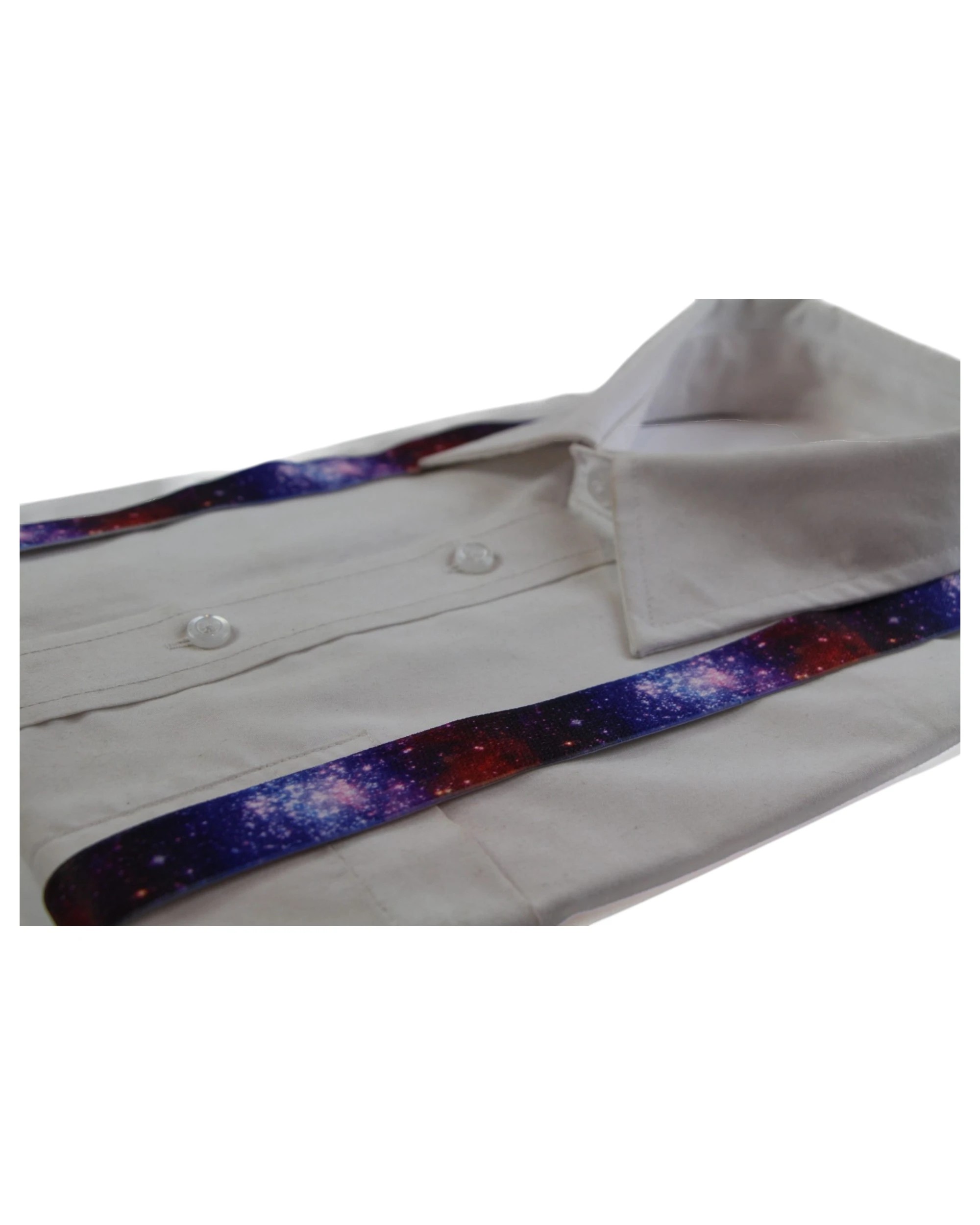 2 Zasel Boys Adjustable Galaxy Patterned Suspenders - Multi - Multi, 2 of 4