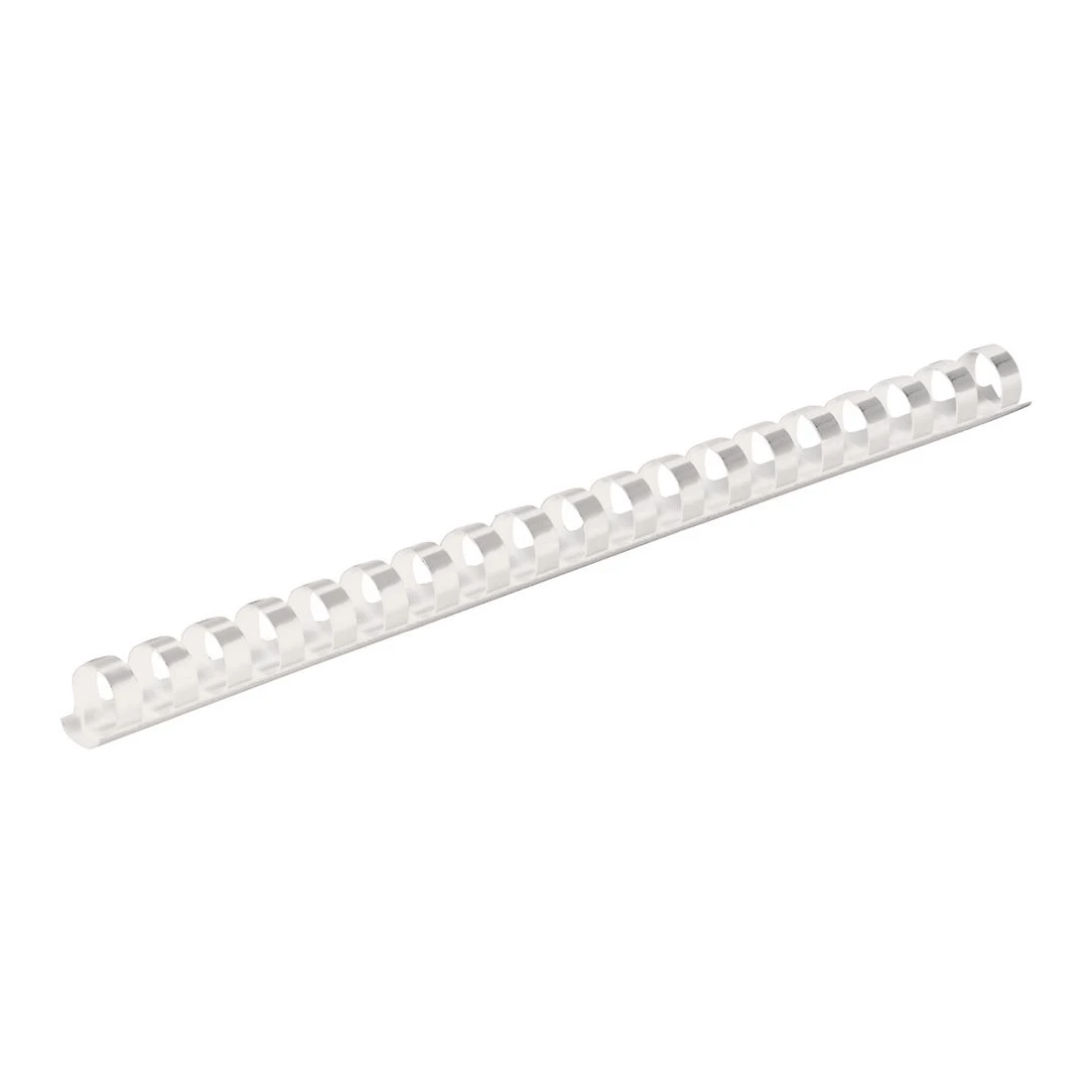 1 Fellowes Binding Combs 21 Loop 10mm White 25 Pack, 1 of 4