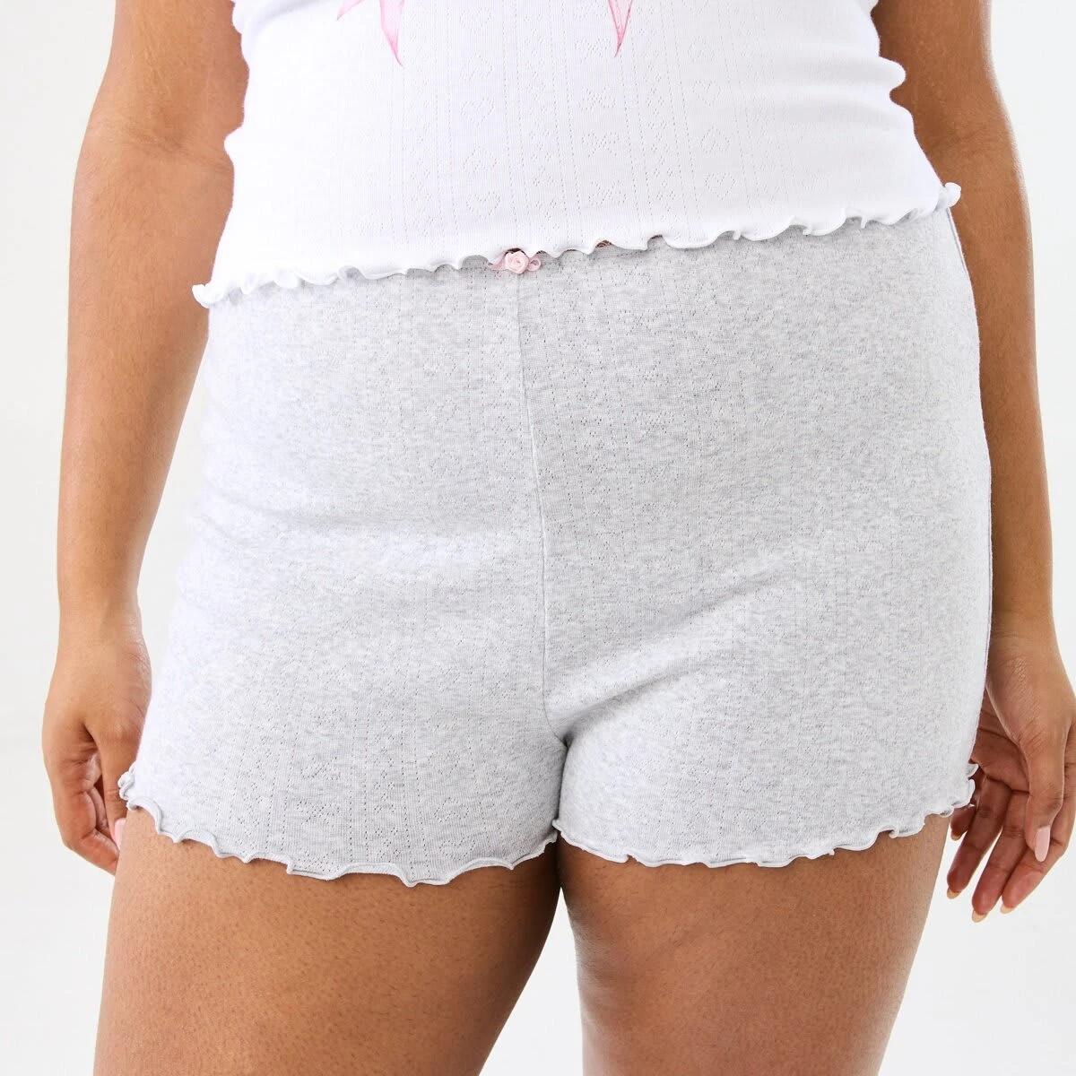 3 Pointelle Shorts Slvr Marle, 3 of 8