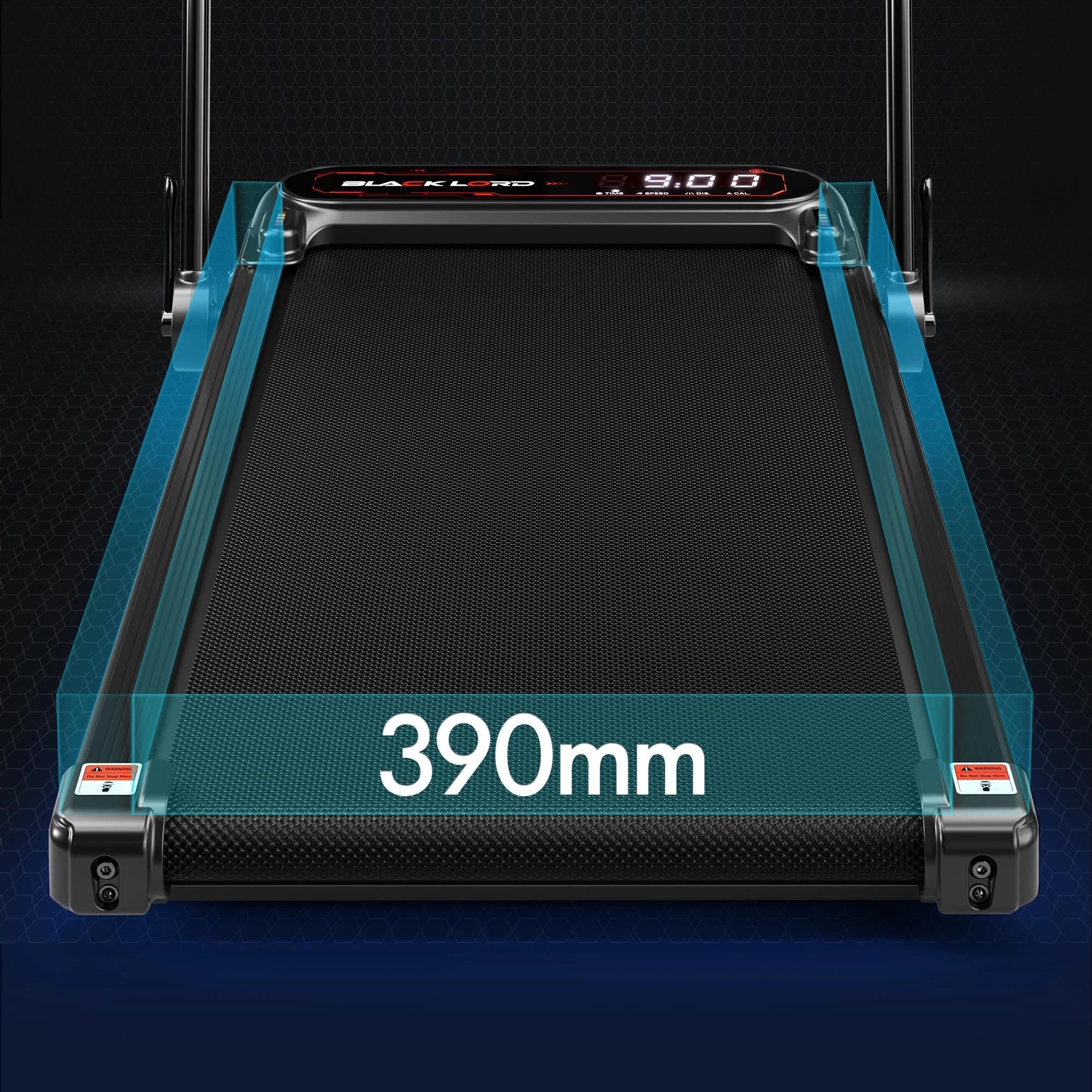 9 Black Lord Treadmill Electric Walking Pad Incline Shock Absorbers Foldable - Black, 9 of 10