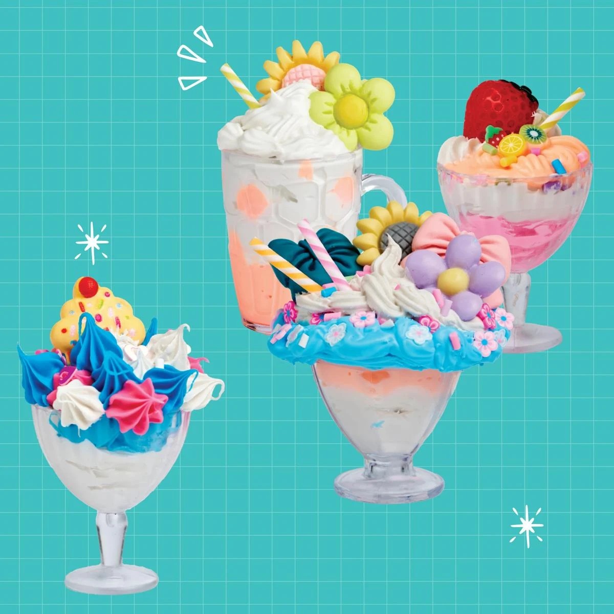 8 Oh My Craft! Mini Desserts Whipped Clay Kit, 8 of 9