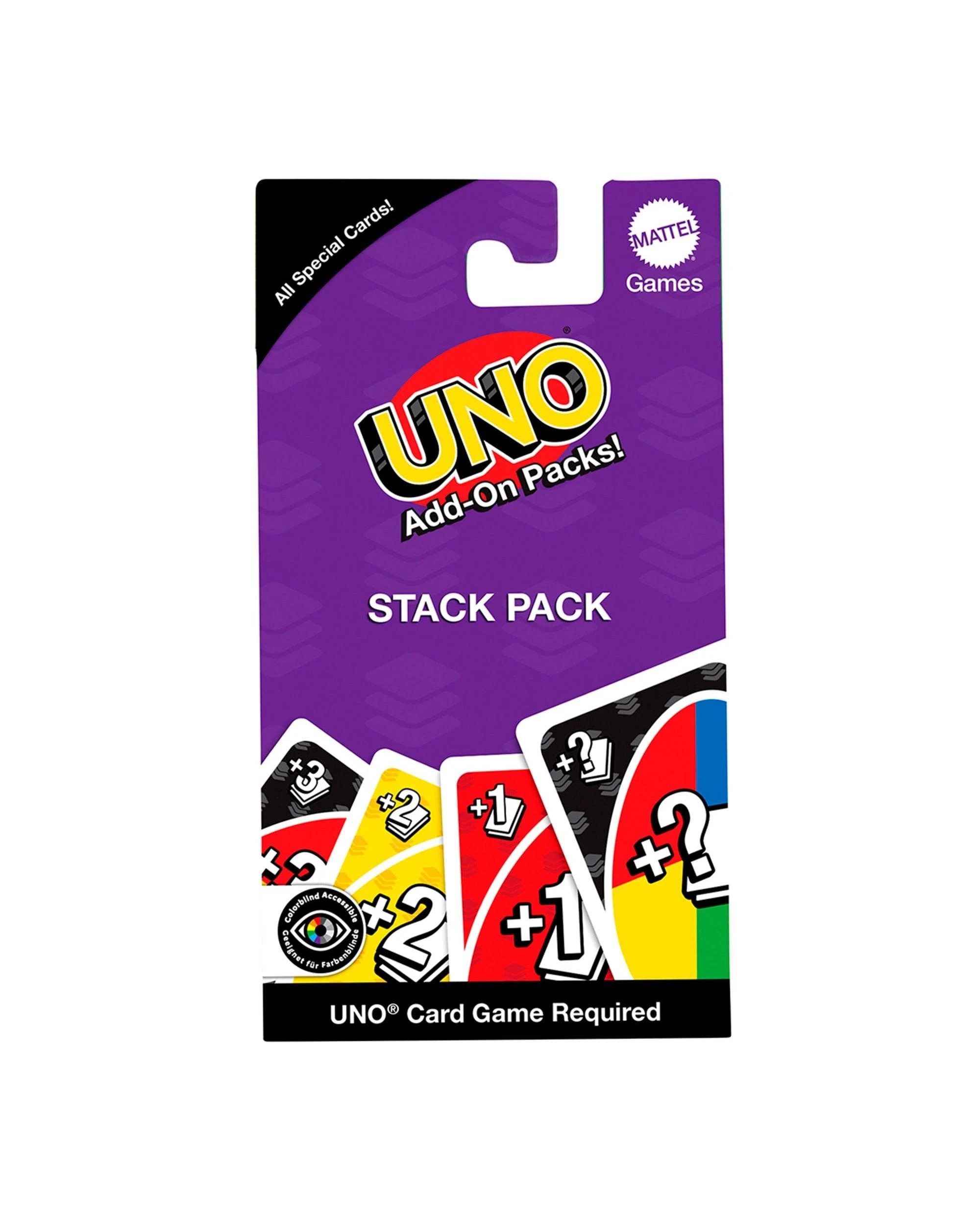 1 UNO Add-On Packs Stack Pack Card Game, 1 of 6