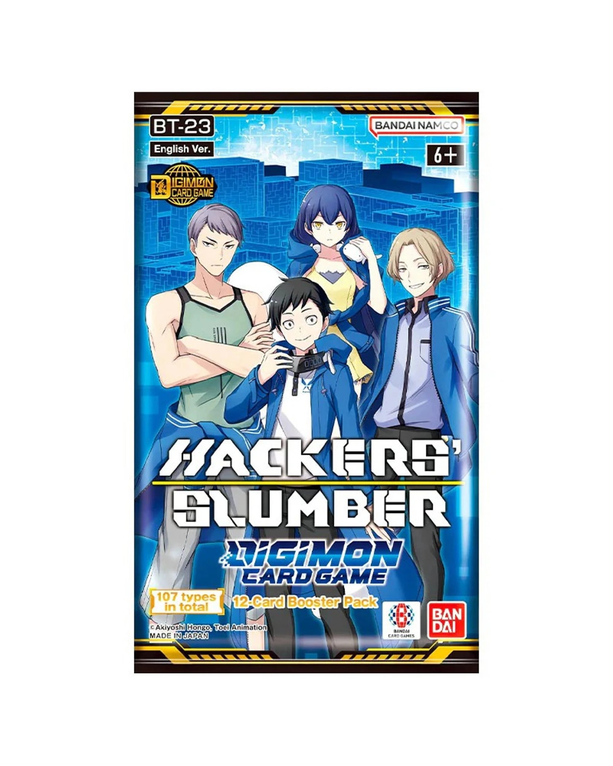 1 Digimon Card Game: Hacker's Slumber Booster Pack - BT-23, 1 of 1