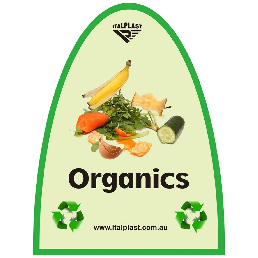 2 Italplast 32 Litre Organic Waste Separation Bin Green Lid, 2 of 2