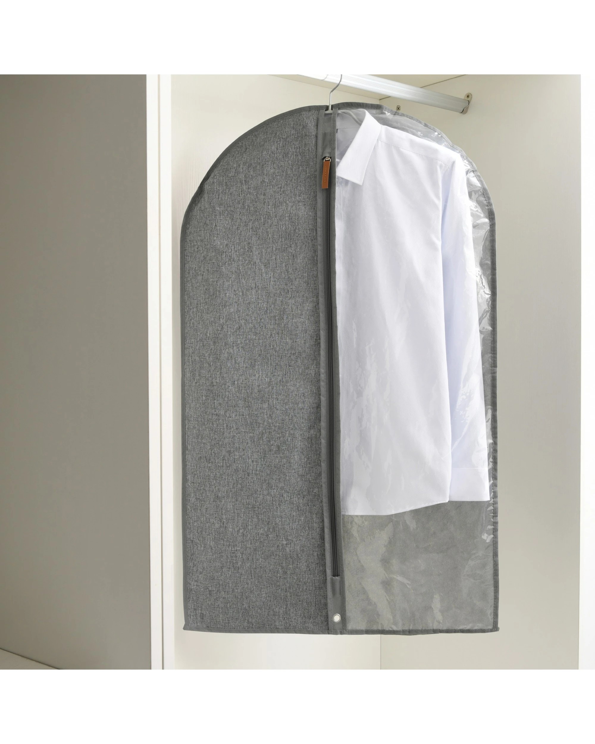 4 Takara Tiora Suit Garment Bag 60x100cm - Grey, 4 of 5