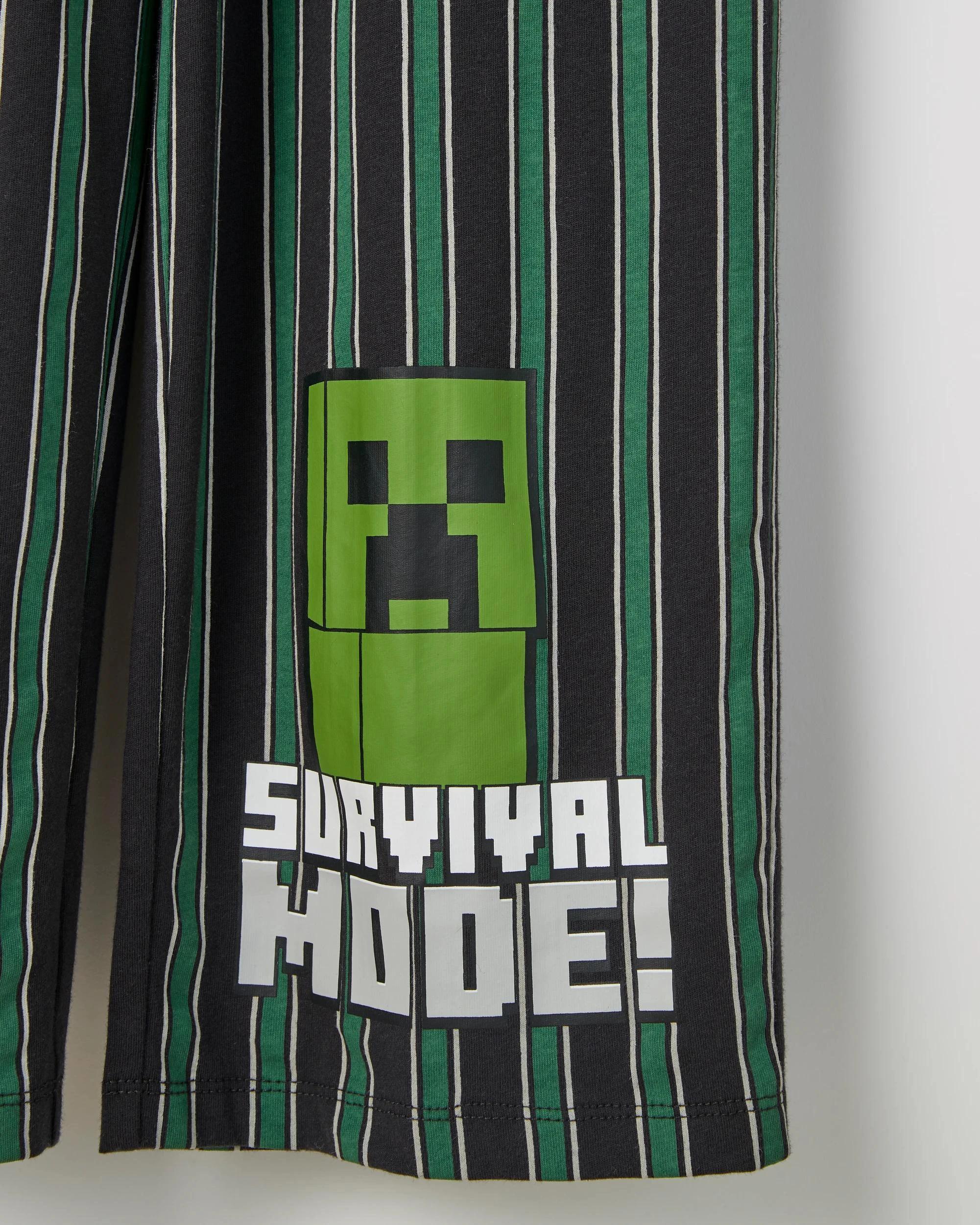 3 Minecraft Australian Cotton Older Boys Pyjama Set MINECRAFT, 3 of 4
