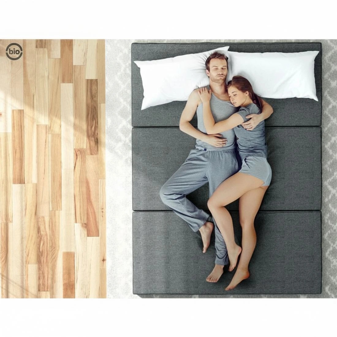 5 Giselle Bedding Foldable Mattress Folding Foam Queen - Queen Bed - Grey, 5 of 7