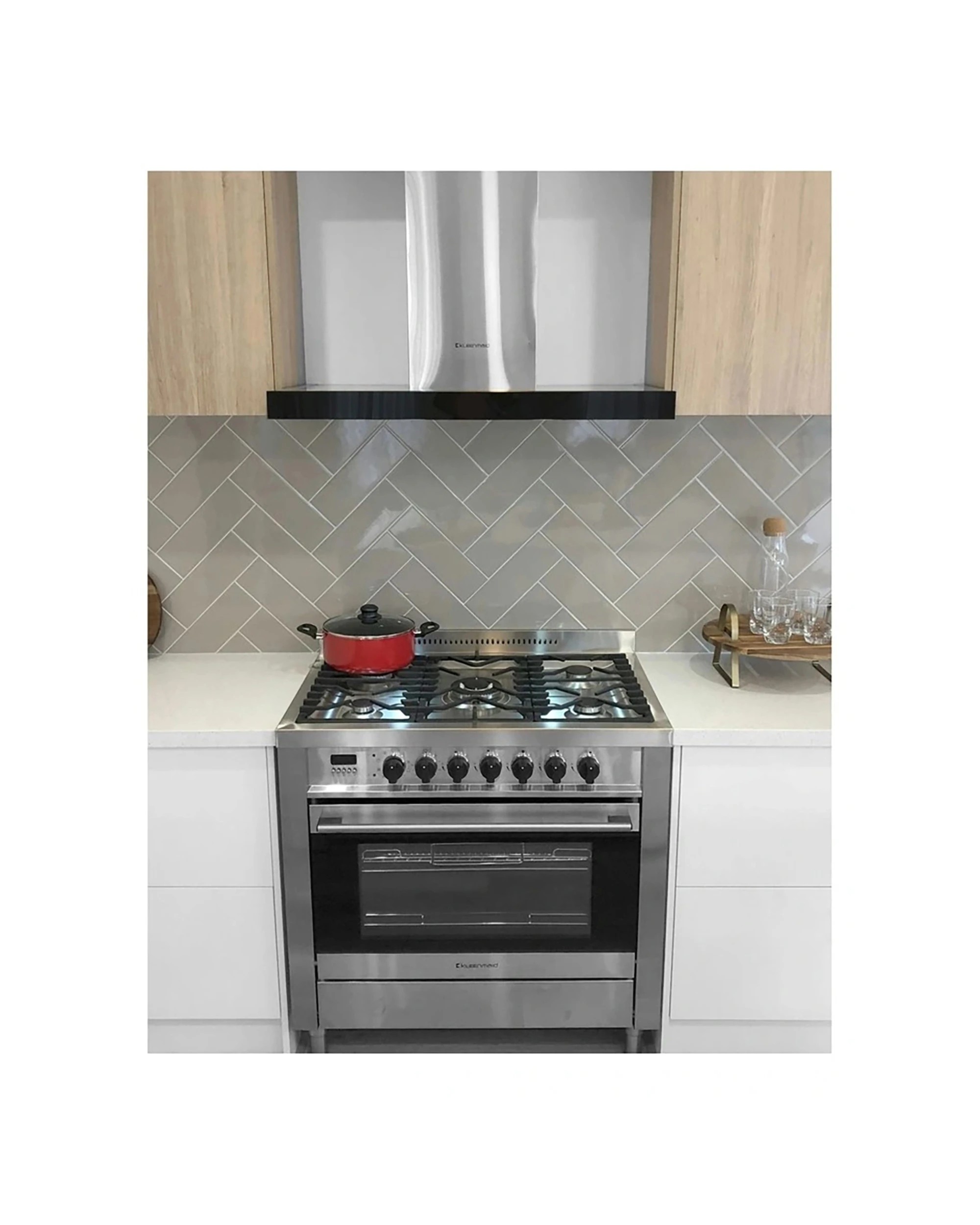 3 Kleenmaid Wall Mounted Canopy Rangehood 90cm with Sensor Touch Vent - Black, 3 of 4