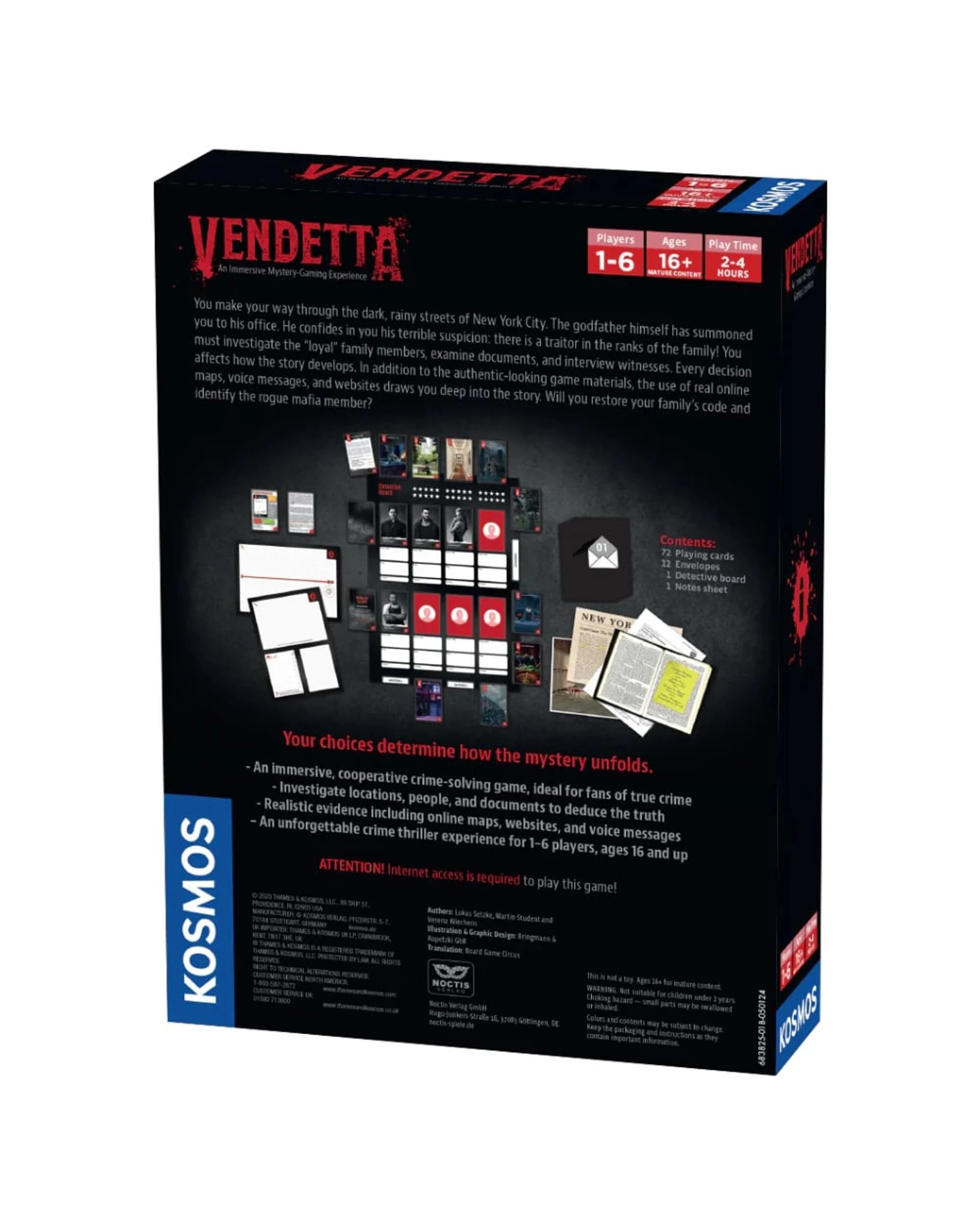 3 Masters of Crime: Vendetta Immersive Mystery Game, 3 of 3