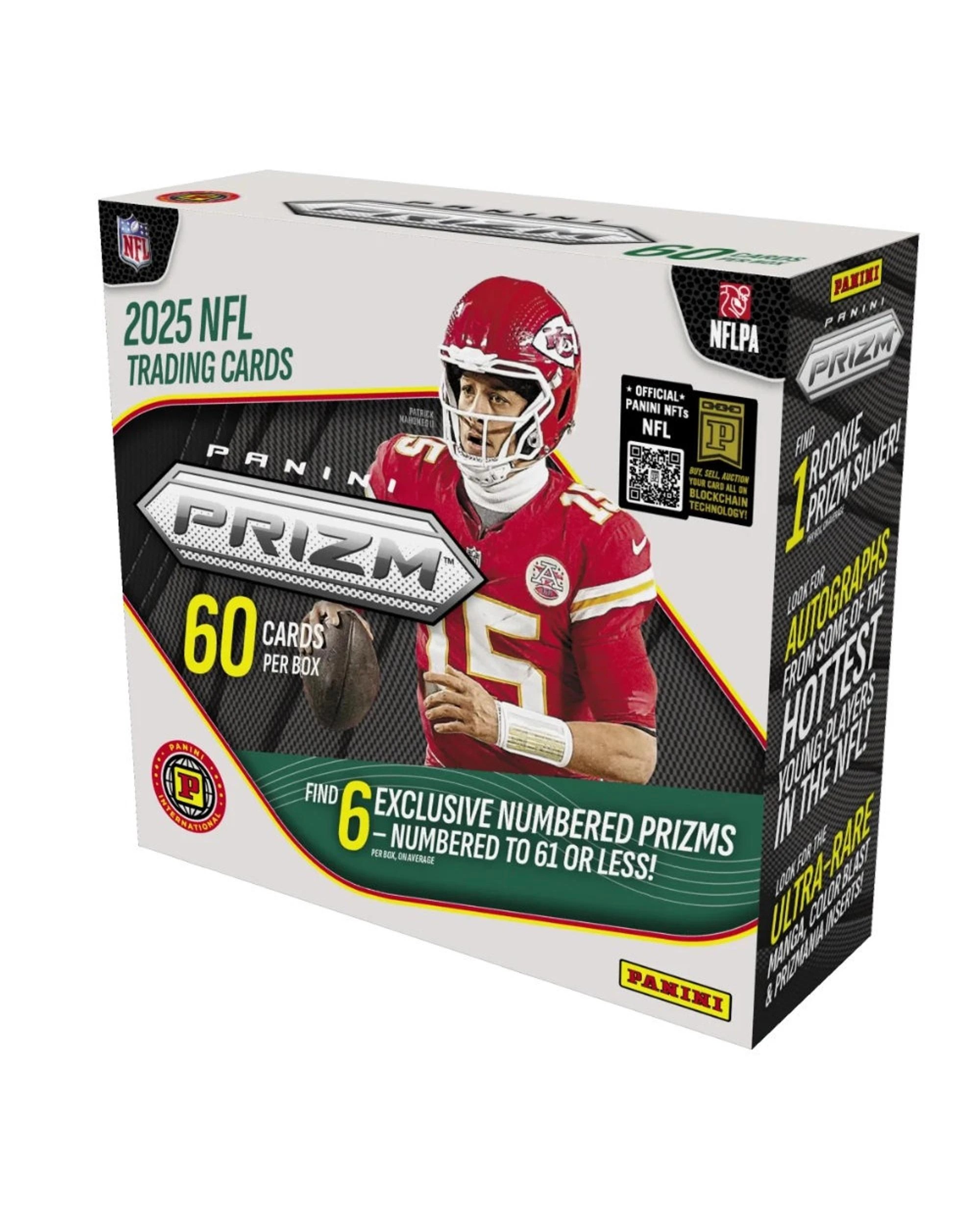 1 Panini NFL 2025 Prizm Football International Hobby Box, 1 of 10