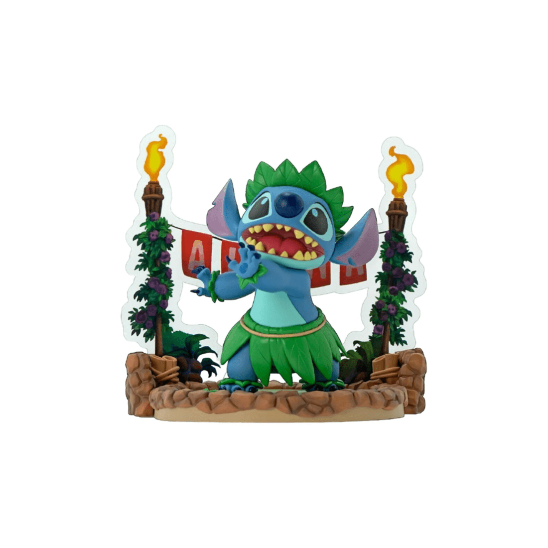 1 Lilo And Stitch Stitch Hula Dance Statue 1-10 Scale 10cm PVC Figurine - Multi, 1 of 3
