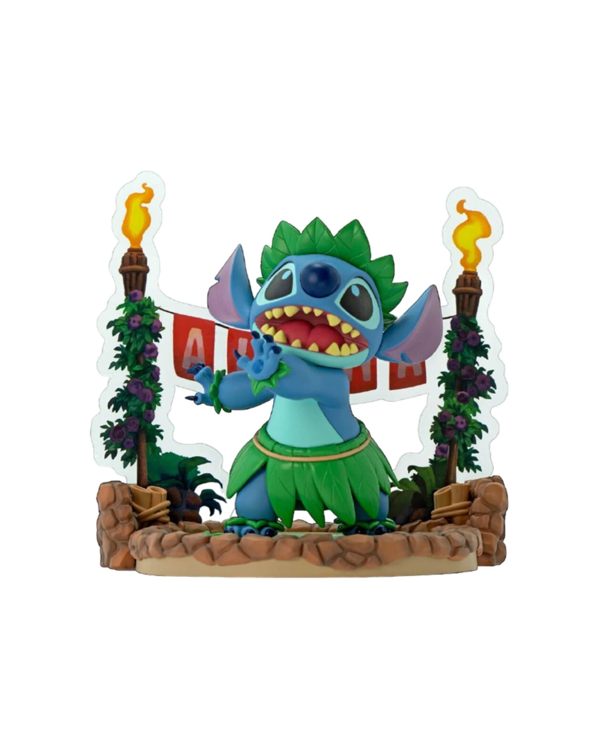 1 Lilo And Stitch Stitch Hula Dance Statue 1-10 Scale 10cm PVC Figurine - Multi, 1 of 2