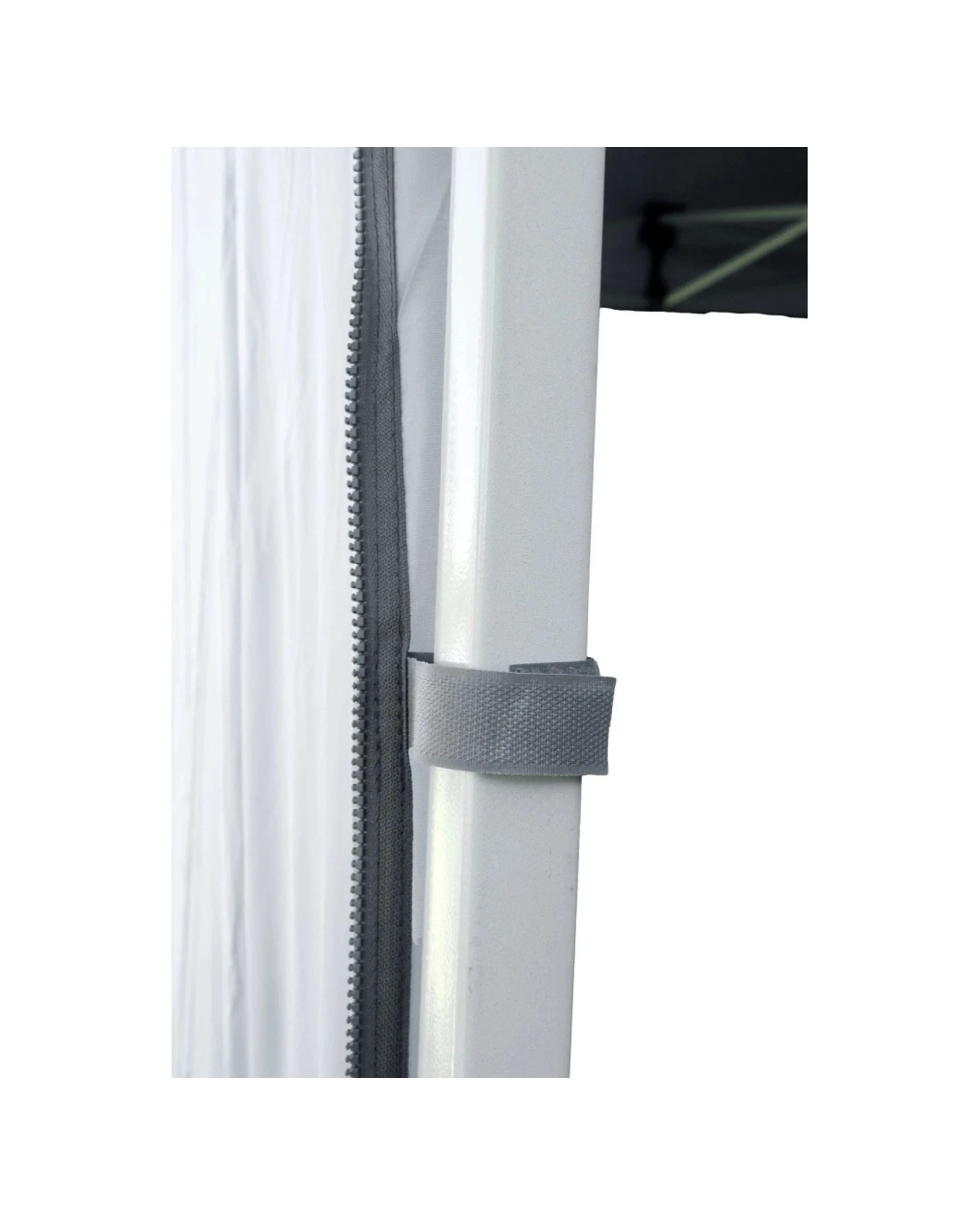 6 Wildtrak Solid Wall 3.0 For Camping 3m Gazebo 150D Polyester Fits 2.4m And 3m - Grey, 6 of 9