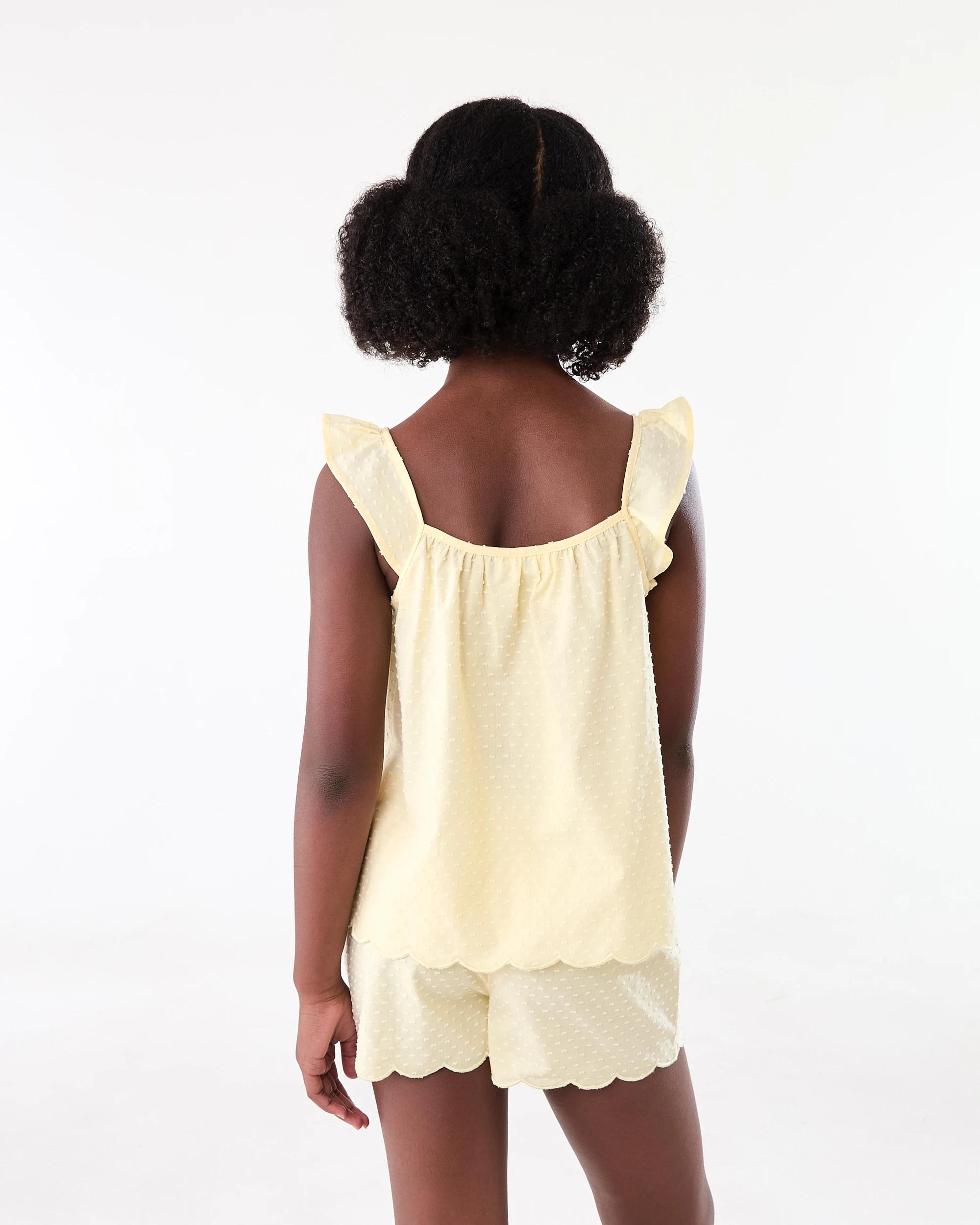 3 Embroidered Pyjama Set Ylw Butter, 3 of 7