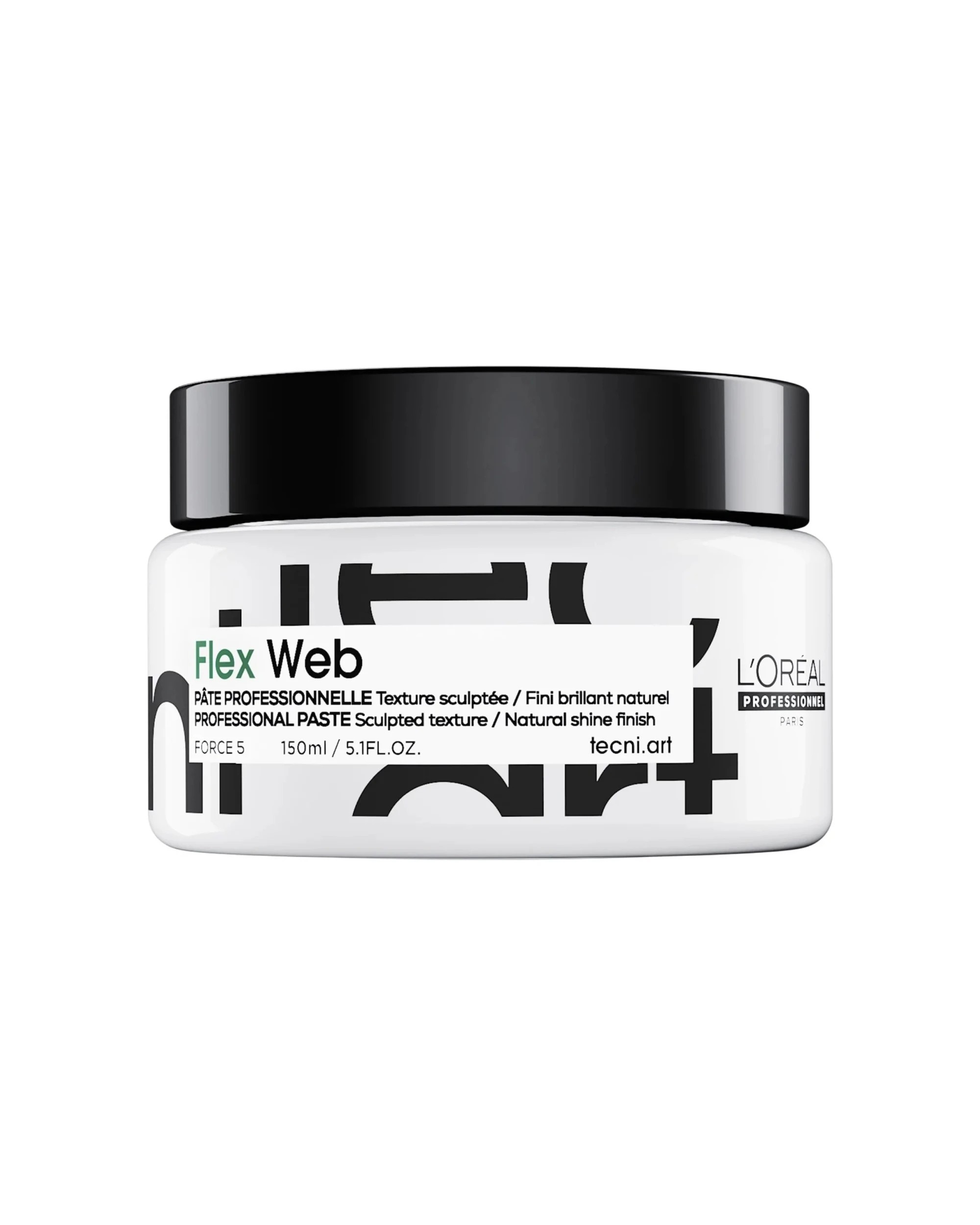 1 L'Oréal Professionnel Tecni.ART Flex Web Sculpting Paste Matte Finish 150ml - Silver, 1 of 1