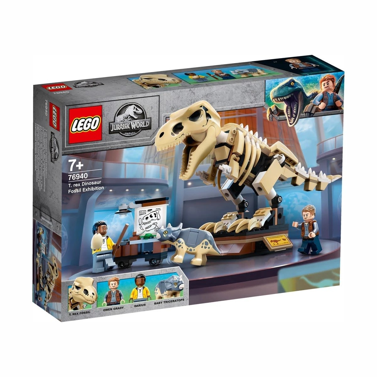 1 LEGO Jurassic World T. Rex Dinosaur Fossil Exhibition 76940, 1 of 7