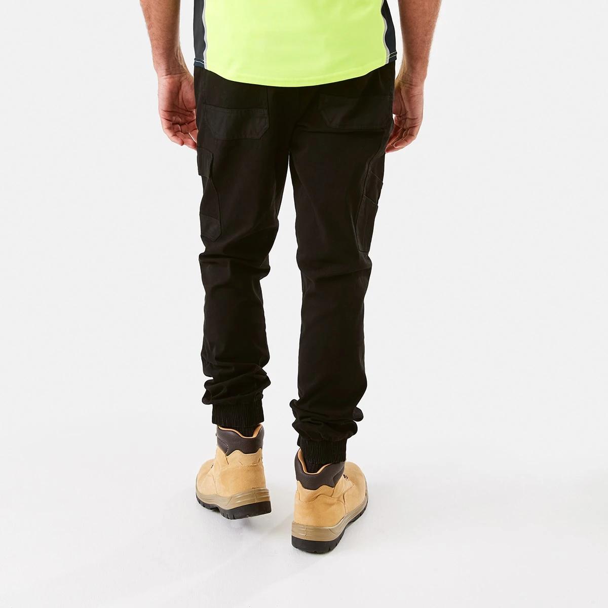 3 Cuff Work Joggers BLACK, 3 of 8