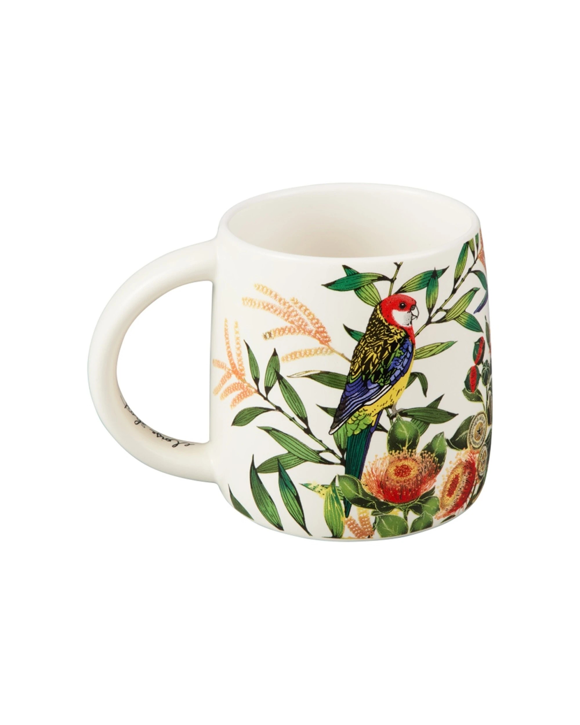 2 Maxwell & Williams Eloise Short Native Grace Eastern Rosella Mug 350ml - Multi, 2 of 2