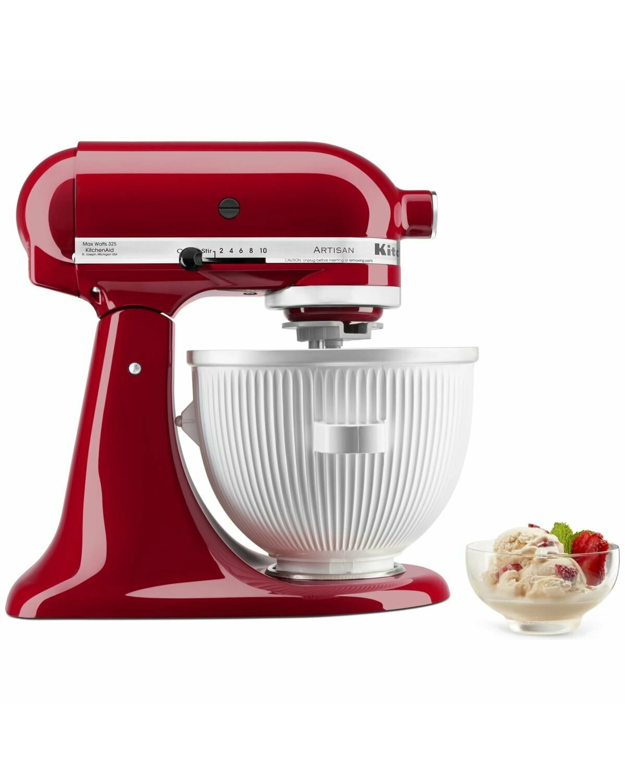 4 KitchenAid Ice Cream Bowl Attachment for Stand Mixer White, 4 of 5